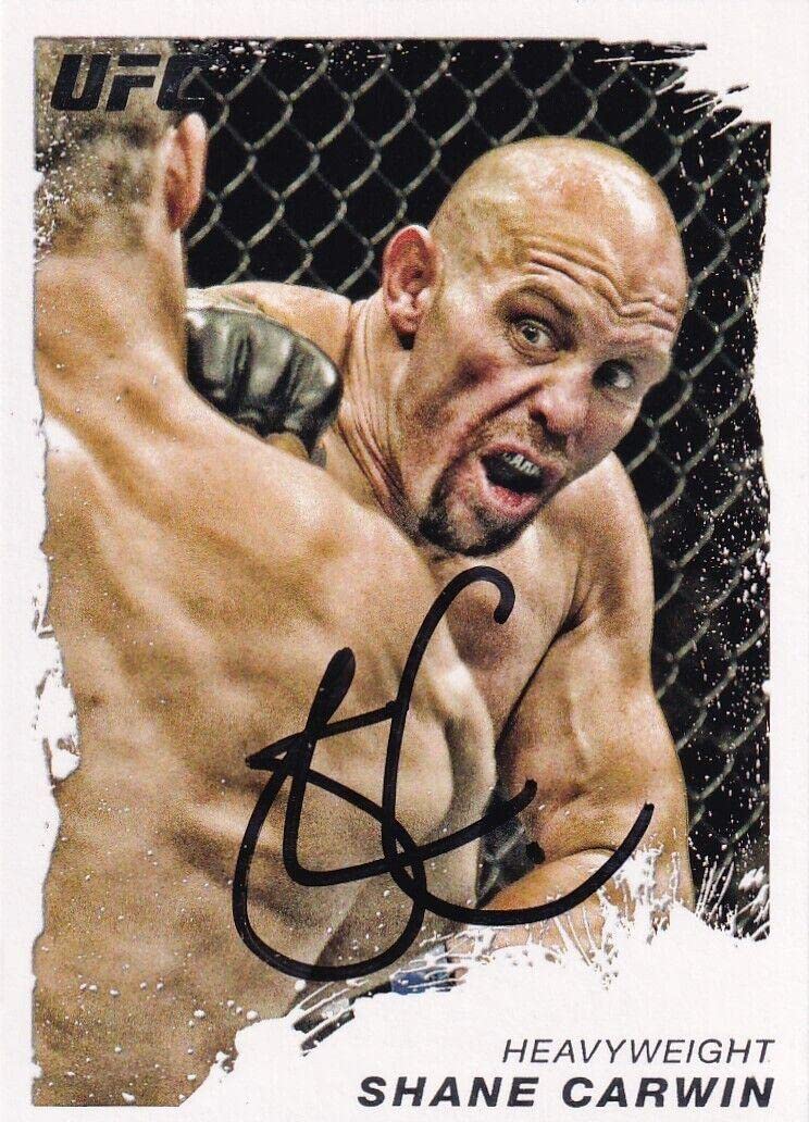 Shane Carwin Signed 2011 Topps UFC Moment of Truth Card #6 Autograph 111 116 131 - Autographed UFC Cards