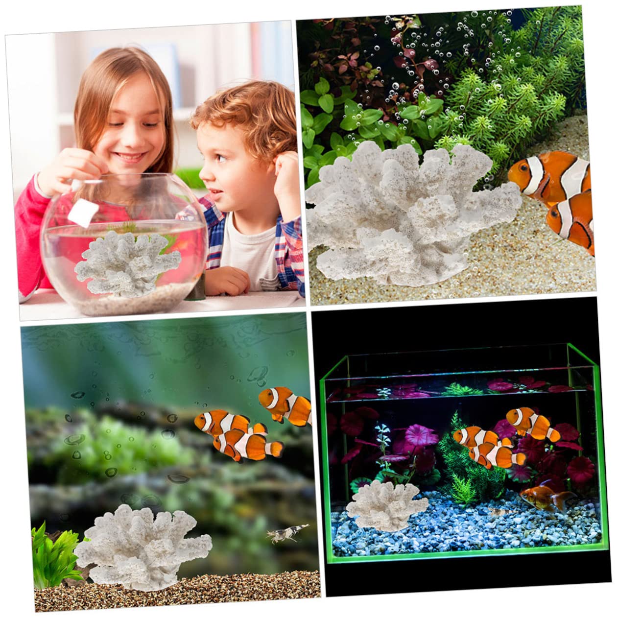 POPETPOP Decoración De Acuario Adornos De Coral De Resina Decoración De Pequeño