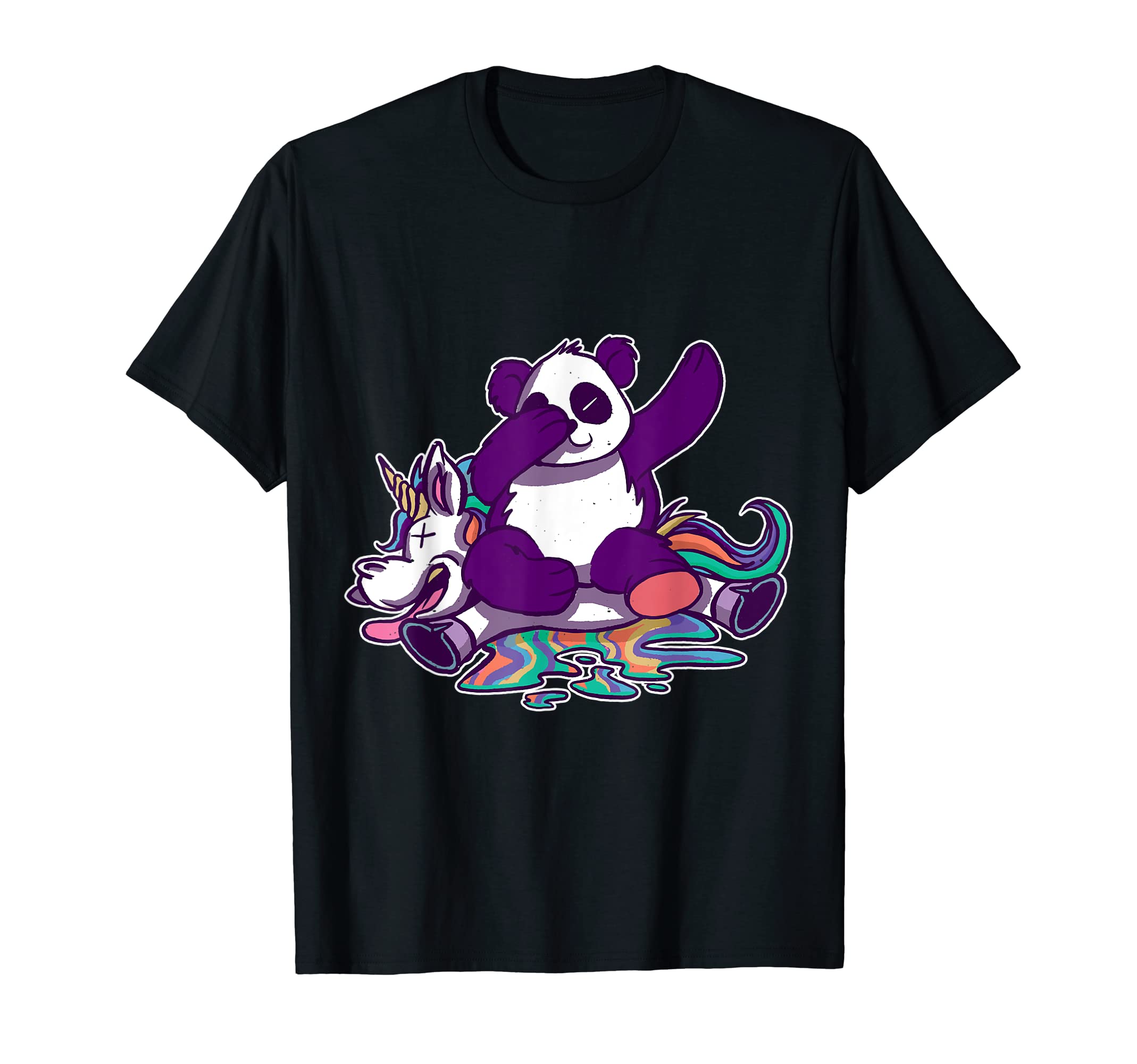 panda bear horse dab dabbing gift store motif grappanda bear horse dab dabbing T-Shirt