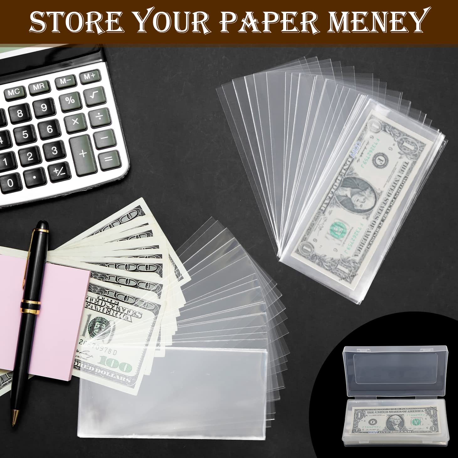 Le Noir - Pochettes De Collection Pour Billets De Banque, Album De