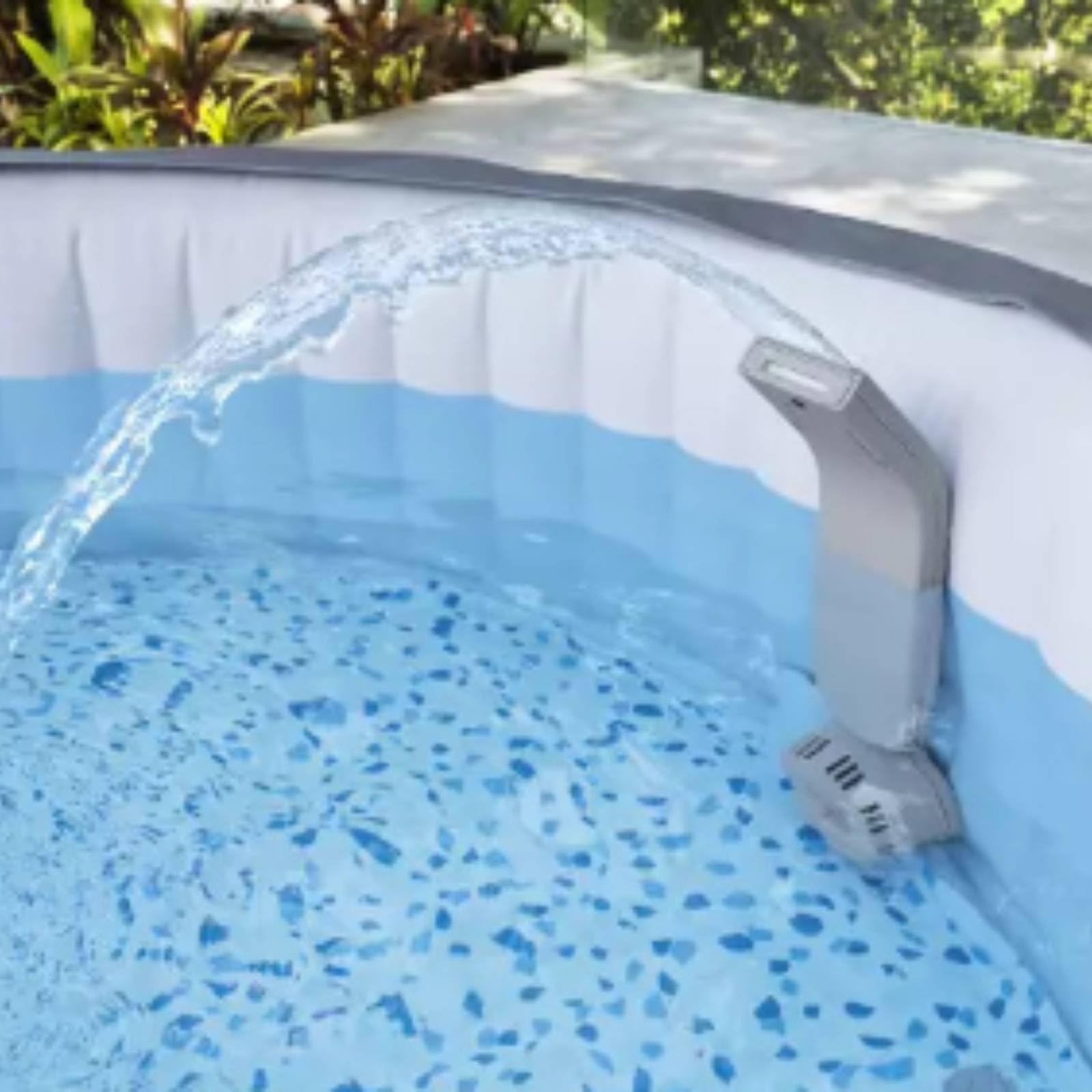 Spa Lampada Cascata LED Accessorio per Vasca Idromassaggio Illuminazione Impermeabile Plastica Montaggio Facile Adatta a Tempo Libero Relax Serale Uso Singolo