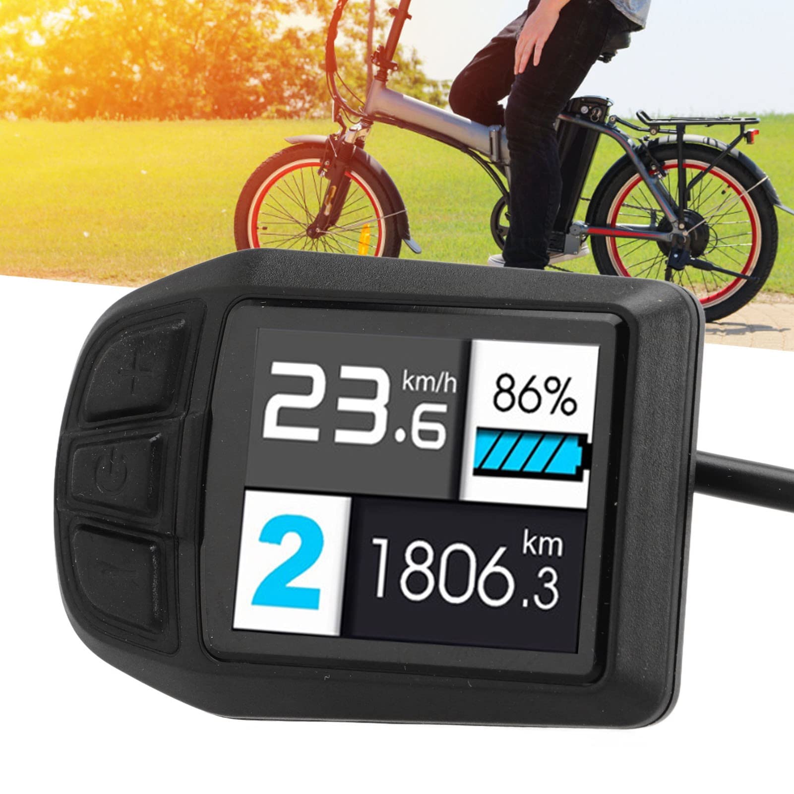 LCD Meter Bike Electric Bike Display TFT UKC3 ABS Bicicleta