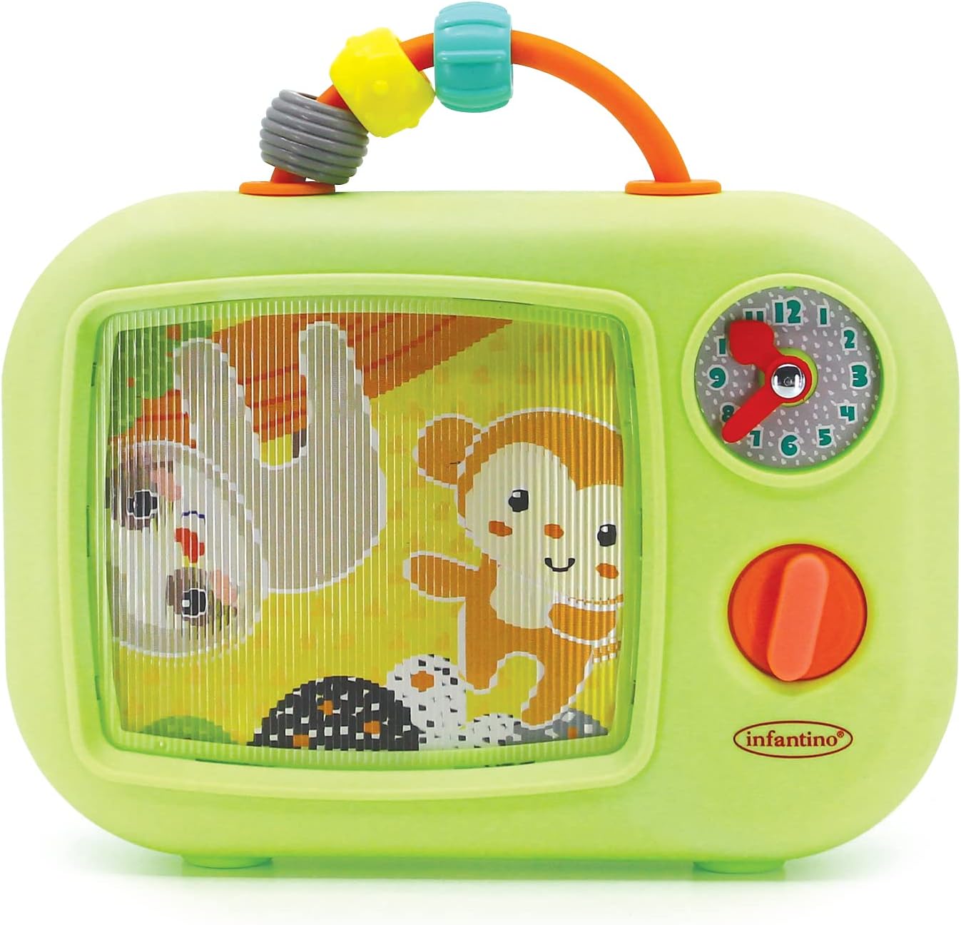 Infantino Musical TV Toddler Activity Toy From 9 Months and Above  Multicolor, M