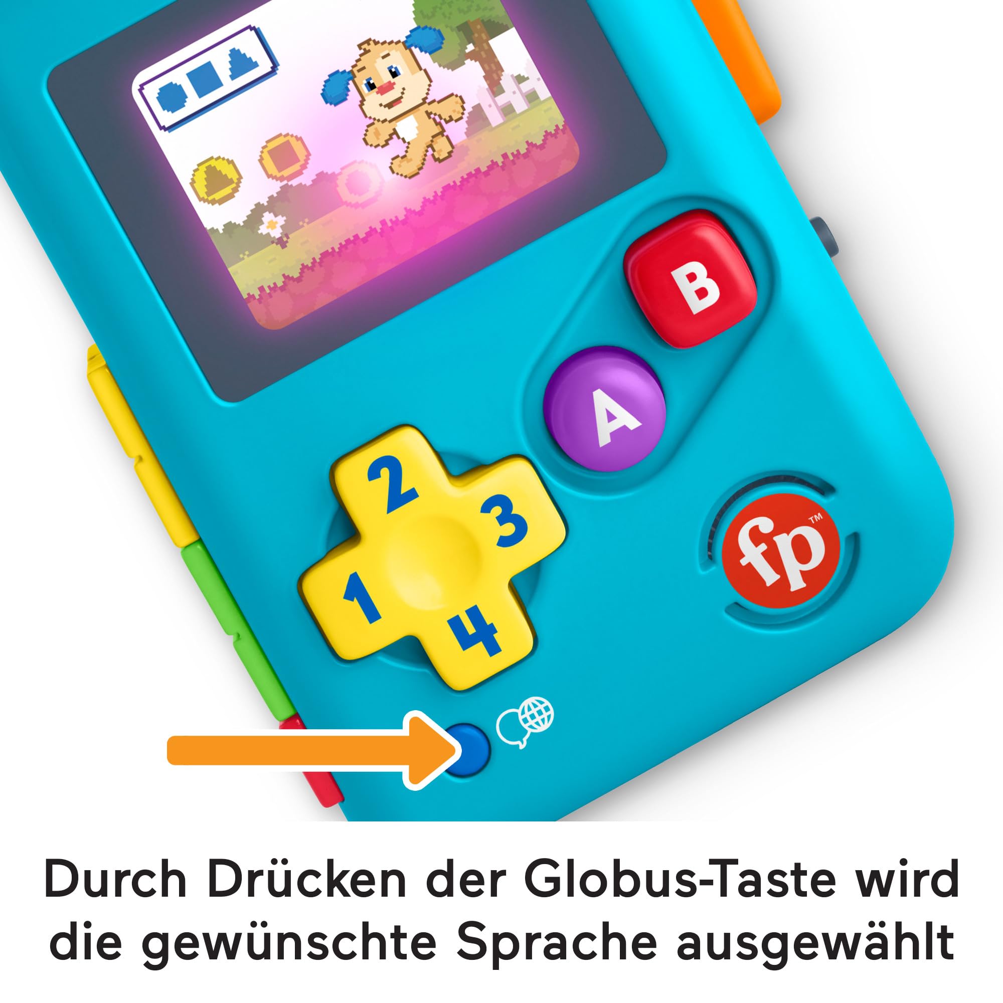 Fisher-Price Learning and Play Fun for Babies and Toddlers Lil' Gamer Dummy Game Console with Lights and Music for Babies from 6 Months - Image 3