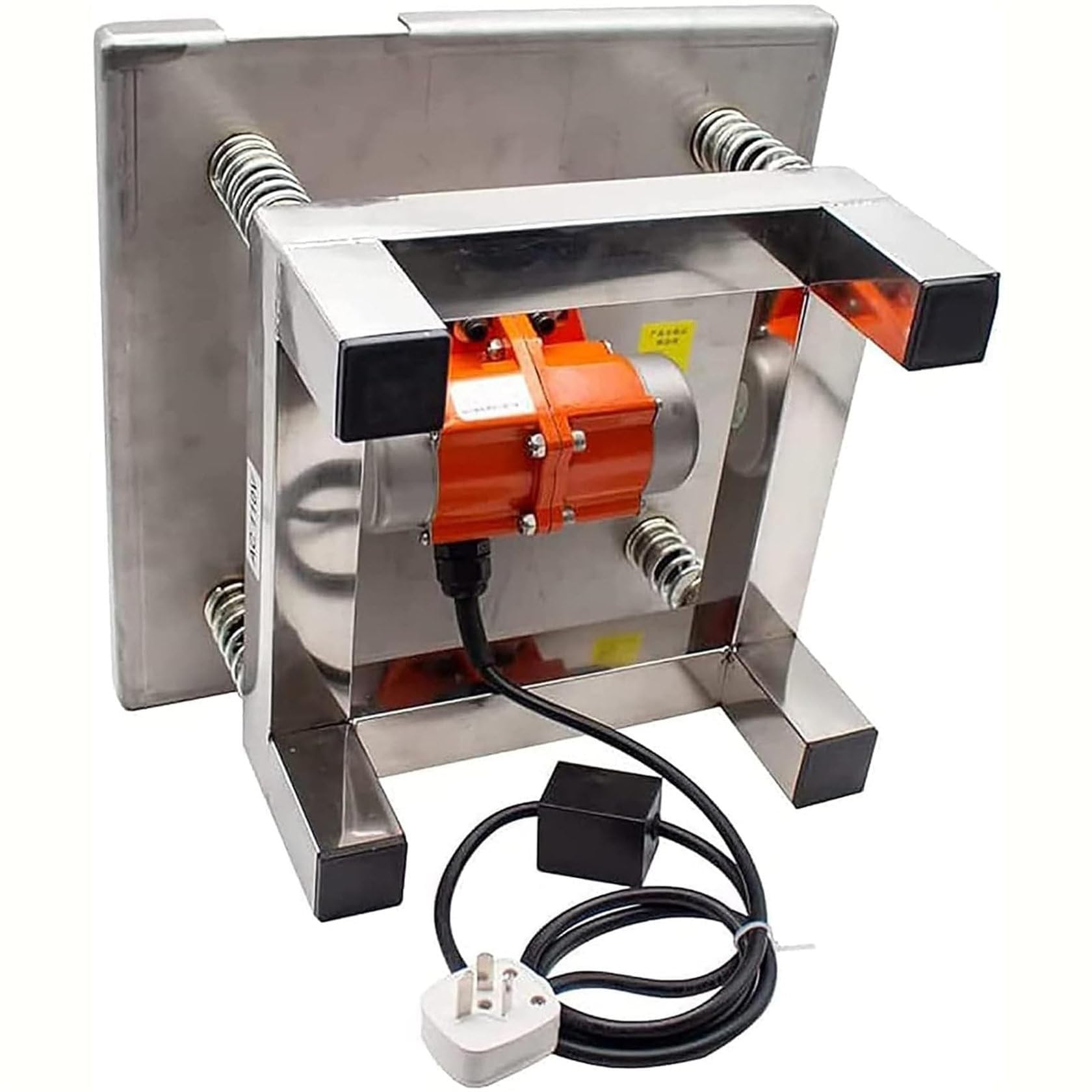 Mesa vibradora de hormigón, agitador eléctrico para pruebas de vibración, plataforma pequeña de acero inoxidable, 50 x 50 cm, 3000 rpm, bloque de banco de vibración
