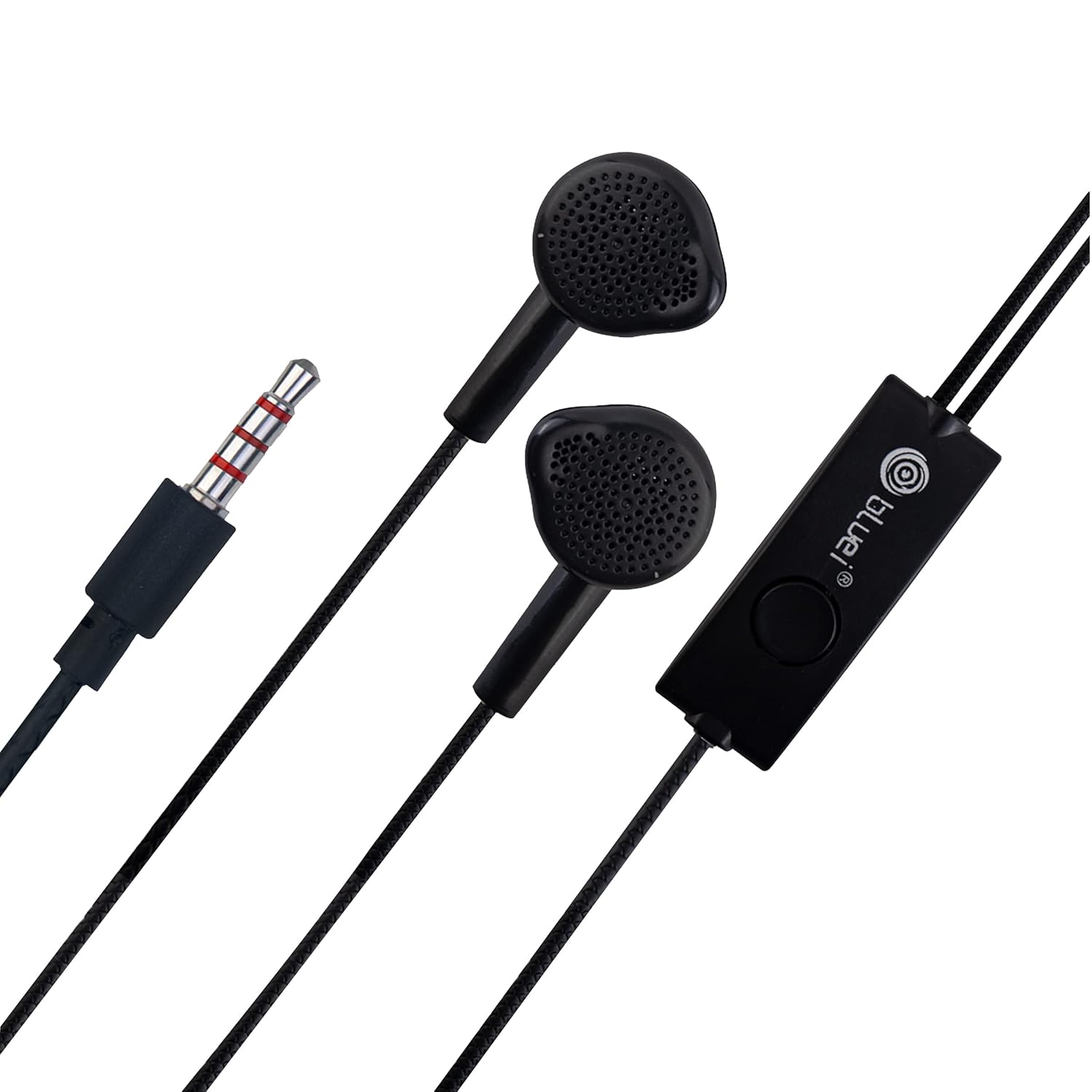 bluei in Ear Earphones Wired Earphone with Mic with 3.5 mm Jack Wired