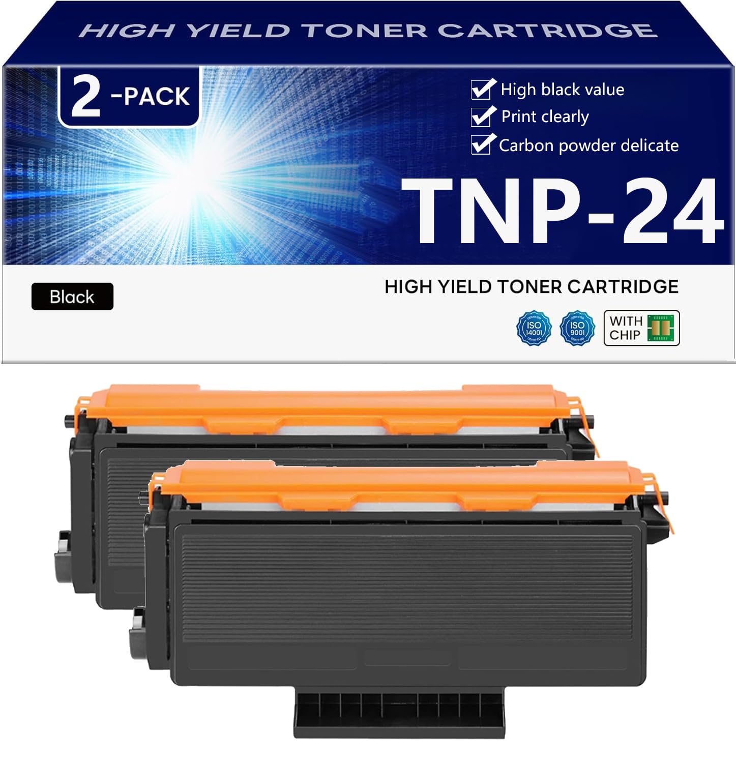 TNP-24 Cartuccia Toner Compatibile per Konica Minolta - bizhub 20 20P Stampante, Alta Capacità 8000 Pagine, Stampa Nitida