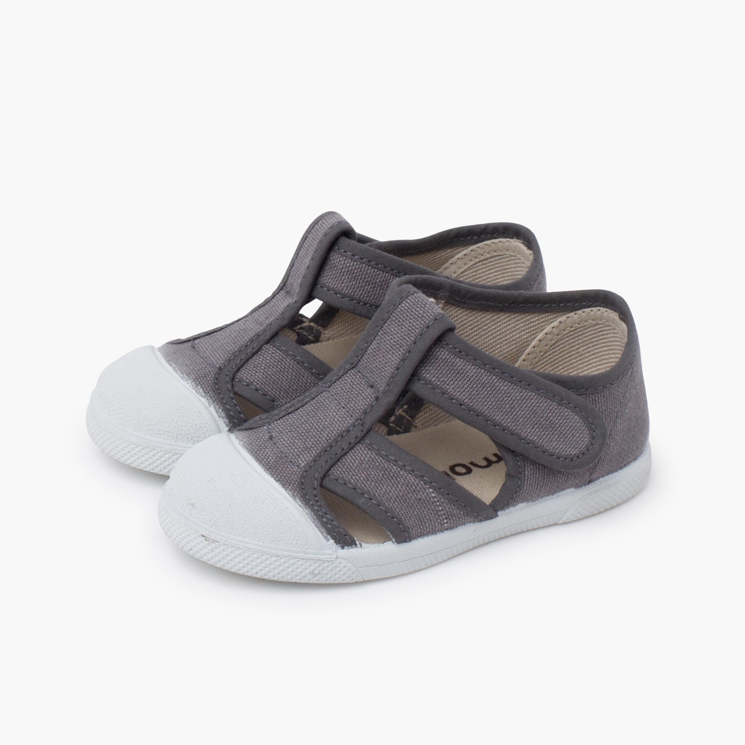 Sandalias Niño Lona Eco Puntera Goma