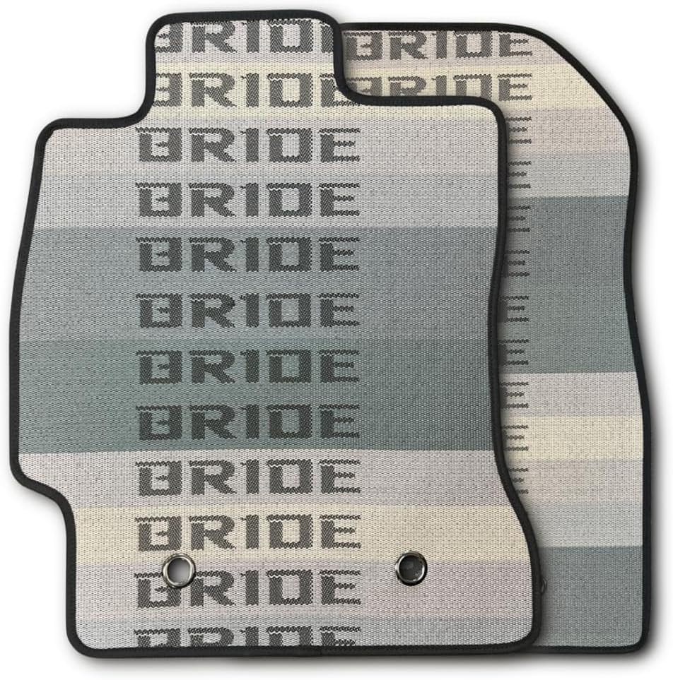 Q1TECH, 2PCS JDM Bride Racing AllWeather AntiSlip Floor