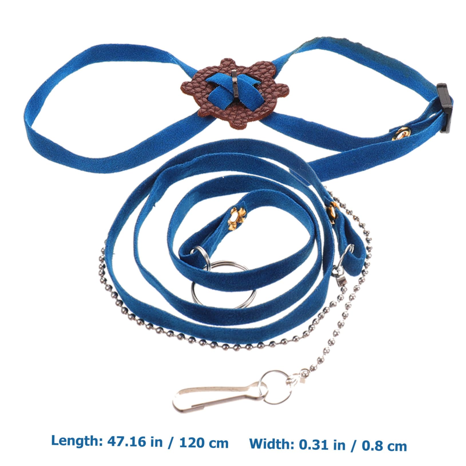 GRIRIW Turtle Accessories Turtle Leash Walking Rope for Hamster Harness Lizard Tortoise Harness Strap Outdoor Tortoise Control Rope