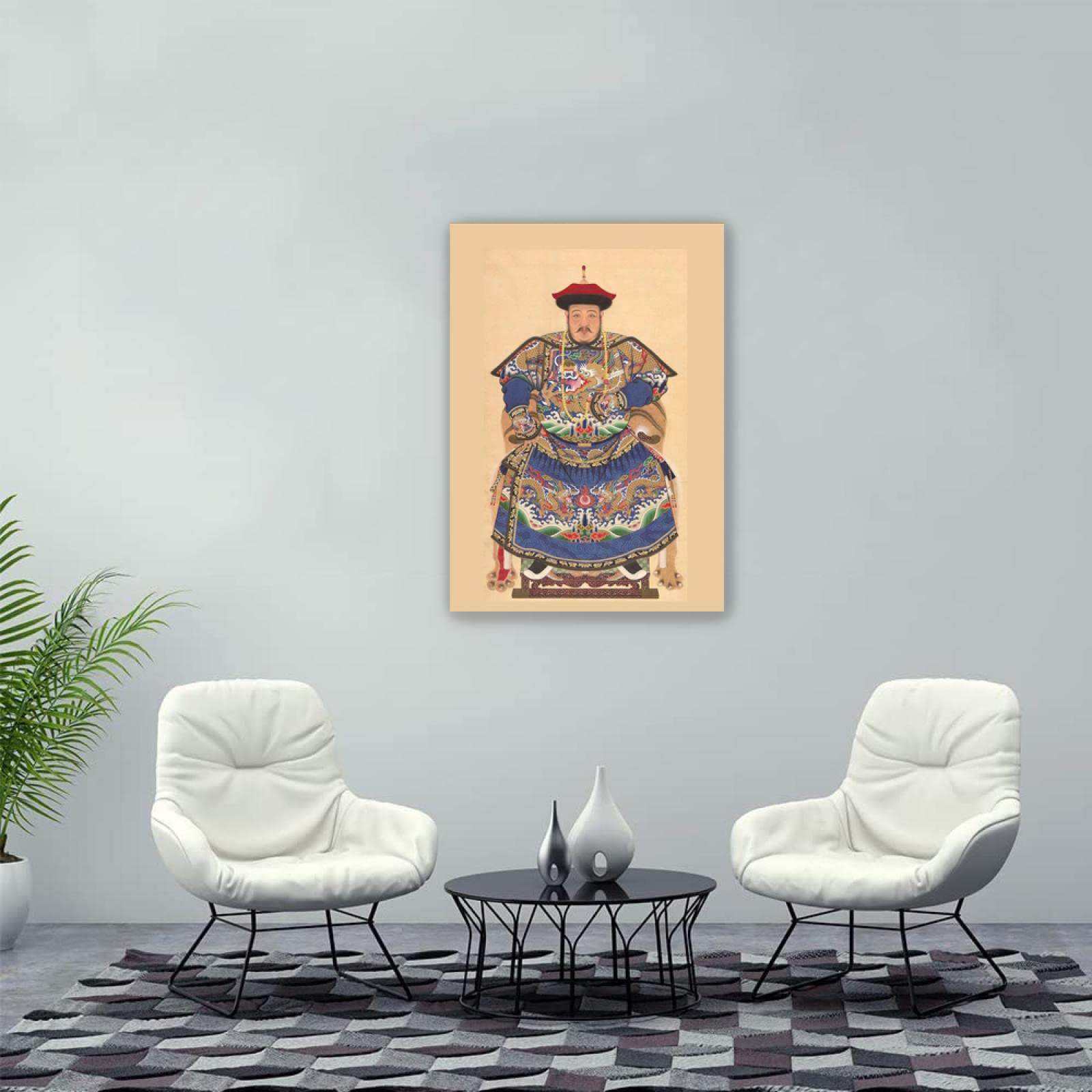 Sticker Vier Seizoenen: Herfst, In De Chinese Traditionele Schilderkunst Stijl 12747933