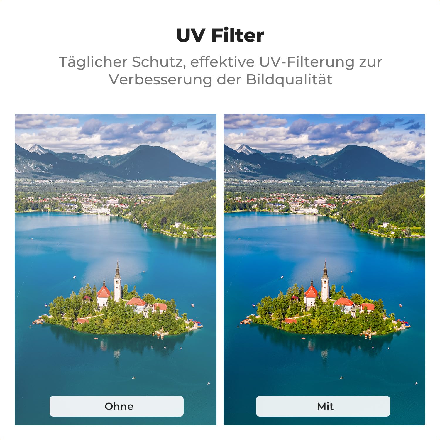 K&F CONCEPT ND Filter Set, UV PL ND8 ND16 ND32 ND64 Filter 6 Stück kompatibel mit DJI Flip/DJI Lito X1, Multi Beschichtung HD Optical Glass Aluminium