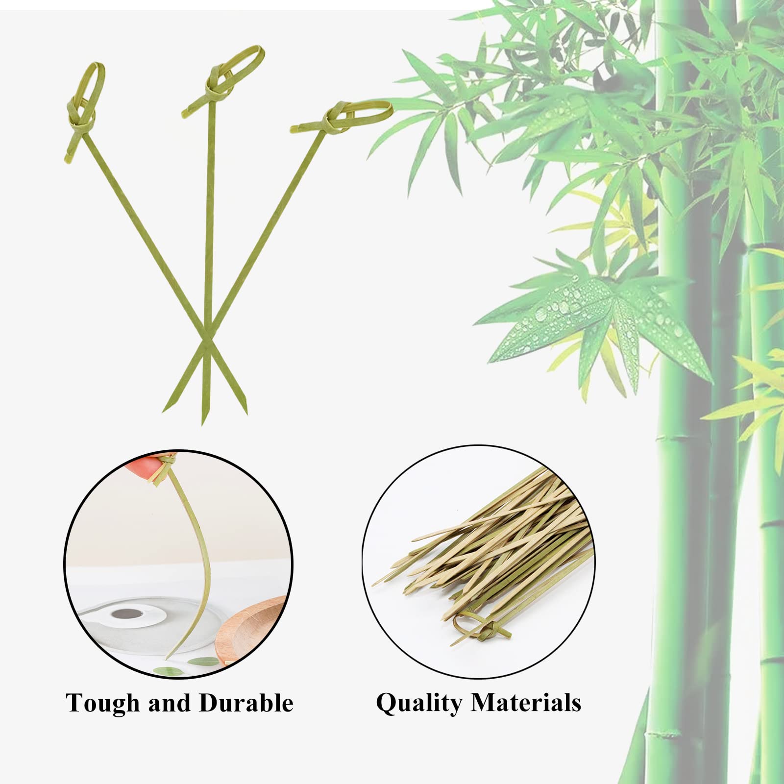 Ceihwa 100 Pièces Bâtonnets à Cocktail En Bois 12 Cm Cure Dent Decoratif Aperitif Anniversaire Pic