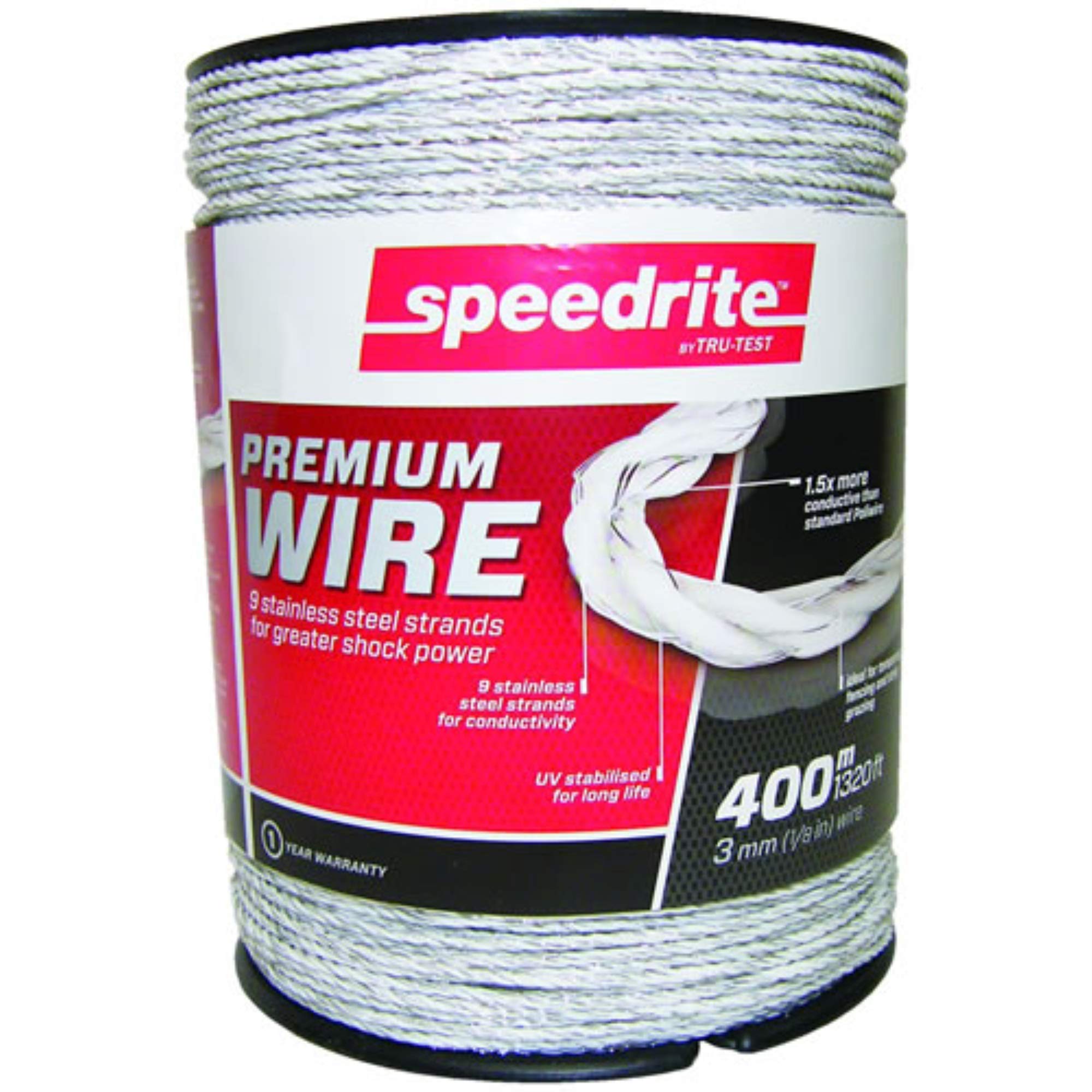 Speedrite9 Strand Premium Wire 1320' - White