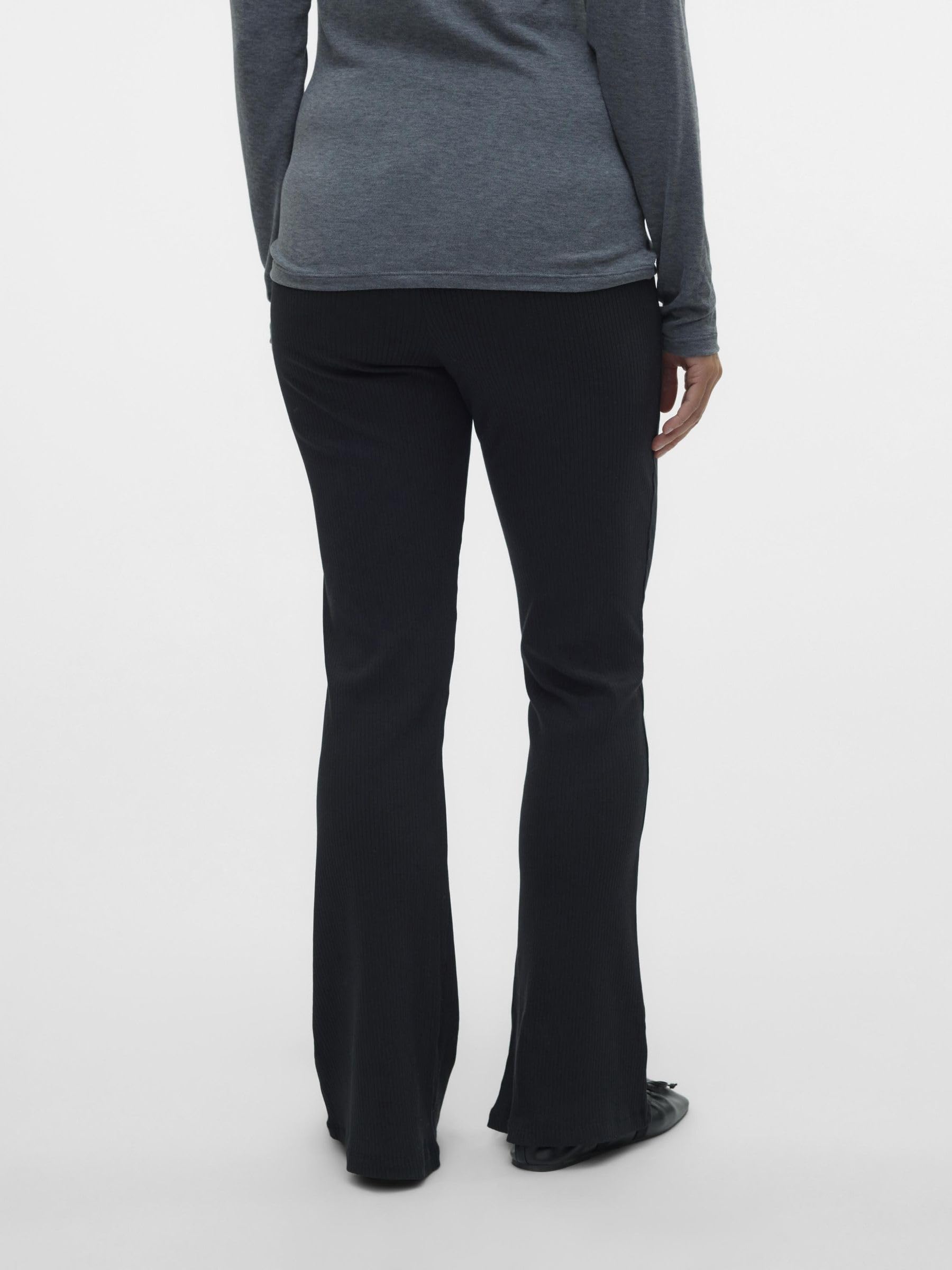 MAMALICIOUS Vmmlavender HW Flared Leggings Noos Mujer