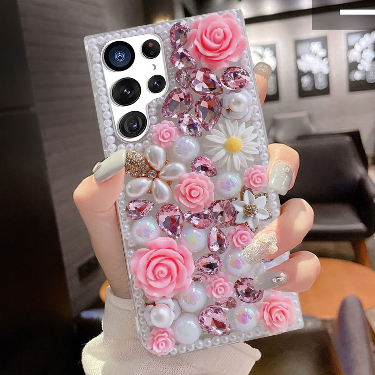 Amazon.com: Changjia for Samsung Galaxy S23 Ultra Glitter Bling