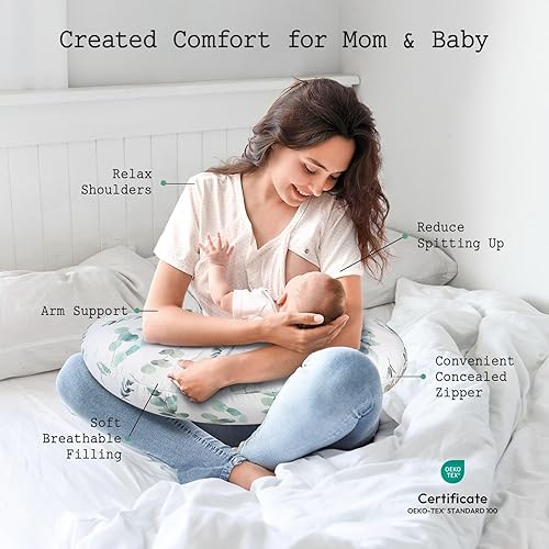 Miniatura 2 de Little Grape Land Almohada de lactancia para bebés, almohadas de lactancia, almohada de apoyo para bebés para lactancia, alimentación con biberón,