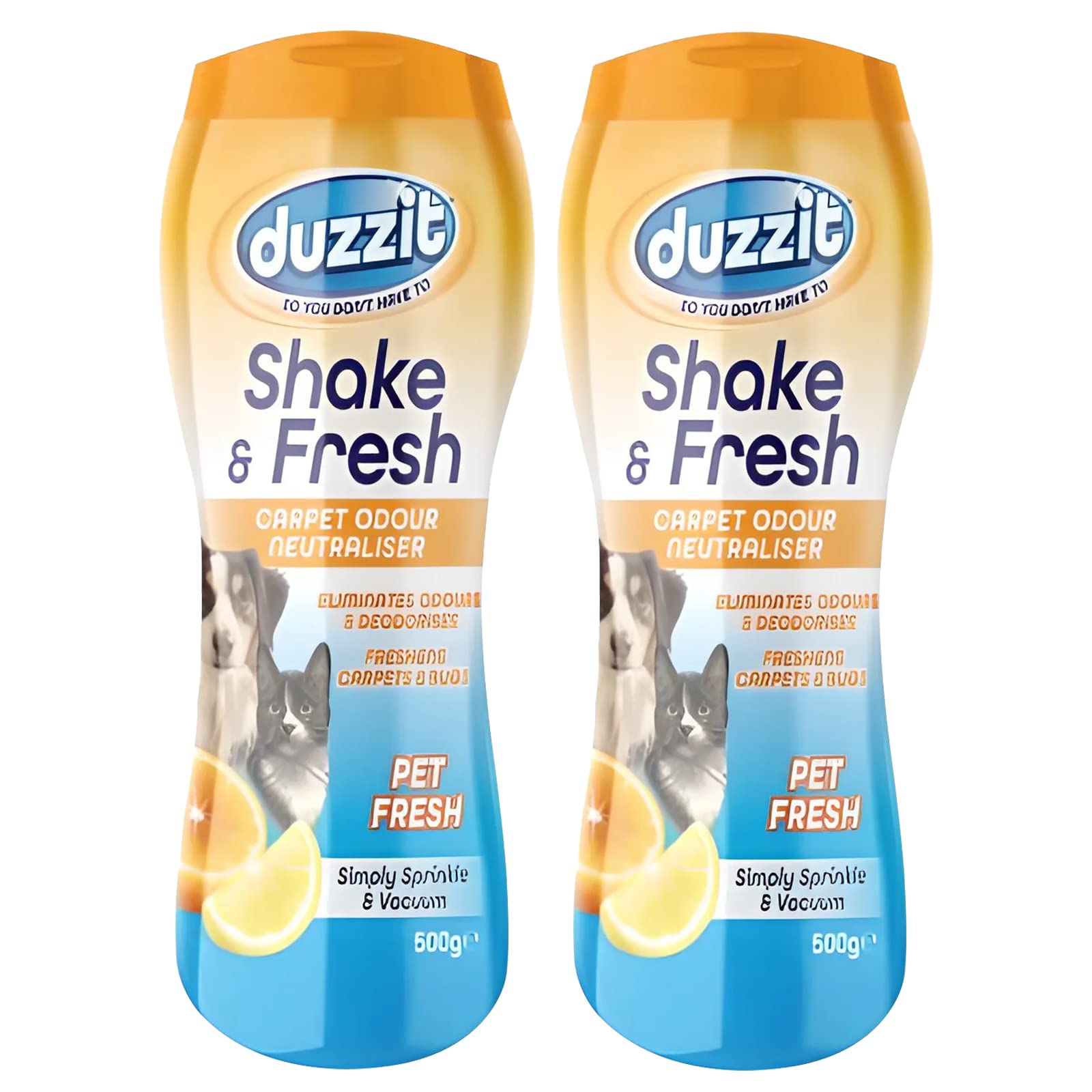 x Duzzit Shake Fresh Odour Neutraliser Linen Carpet Freshener Scented  Powder Odour Neutraliser Rug Mat 500g Fragrance Powder Eliminate Hidden