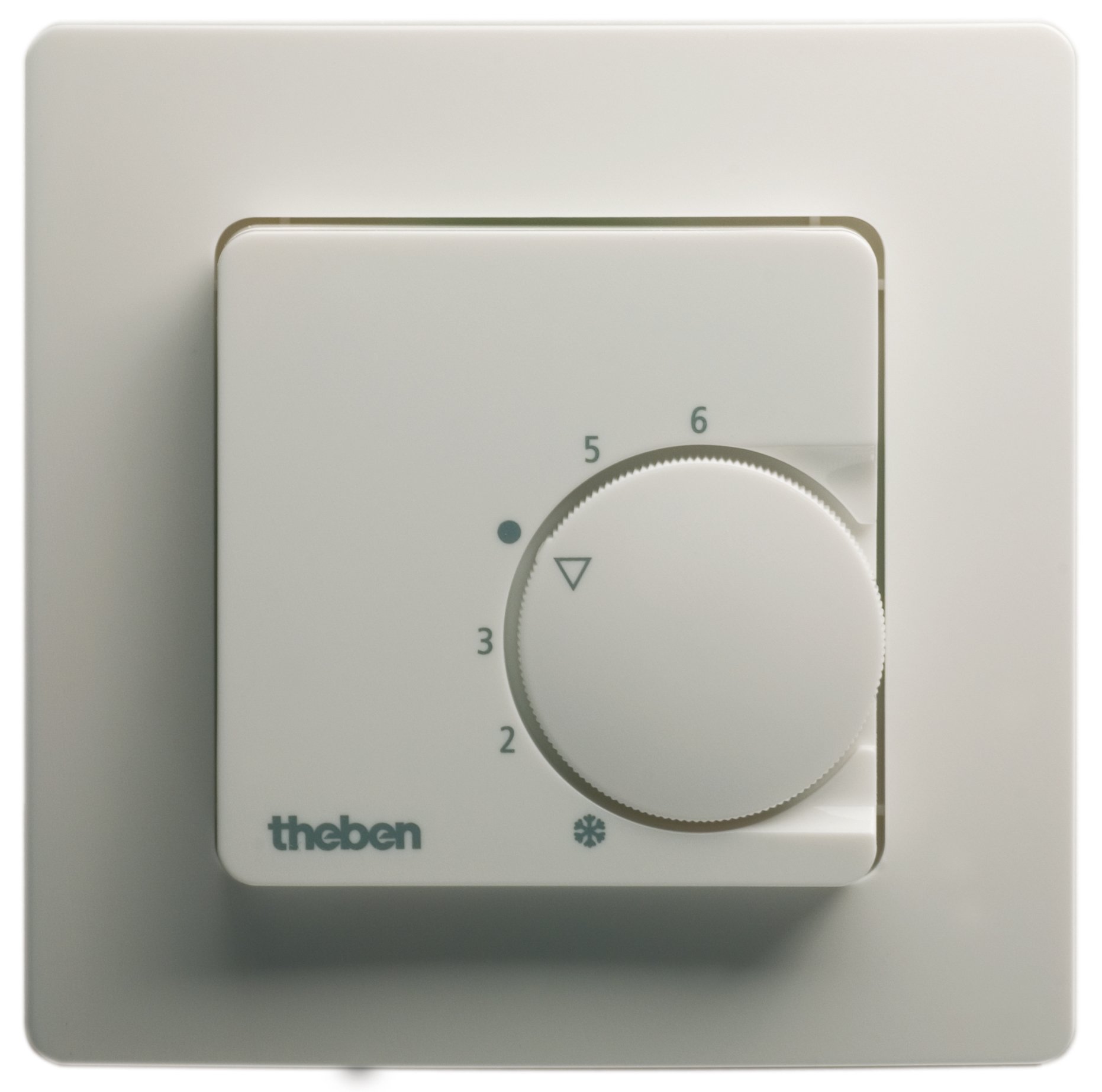 Thermostat RAM 741 Theben blanc pour stopper les variations de température à la maison