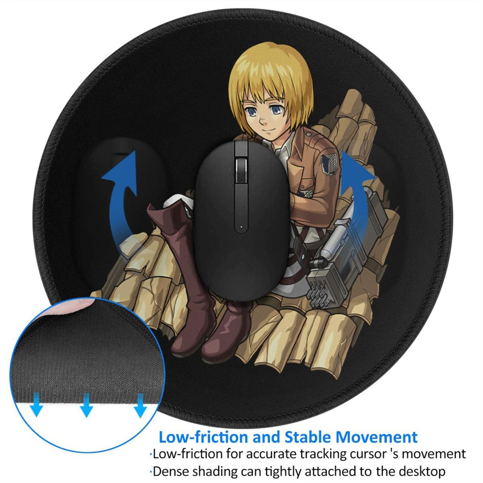 進撃の巨人 ブレオダ マウスパッド ゴシック アルミン 非売品 Amazon.co.jp: マウスパッド 進撃の巨人 アルミン ゲーミングマウス