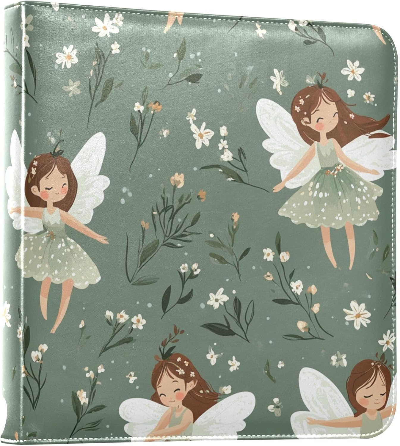 Sweet Fairy Sage Green Photo Albums Photo Book Self Adhesive Pages Scrapbook Photo Albums Photo Albums For 6x8