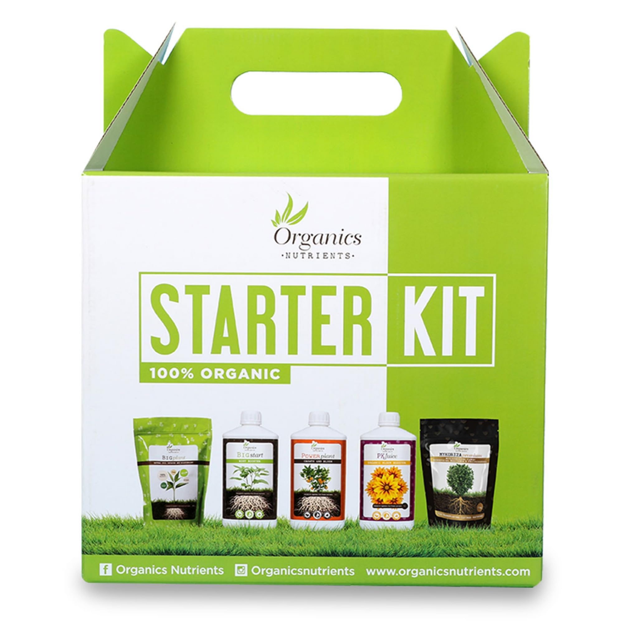 Starter Kit Mykoriza organischer Dünger Pflanzendünger 5-teiliges Set Gemüse Kräuter Blumen
