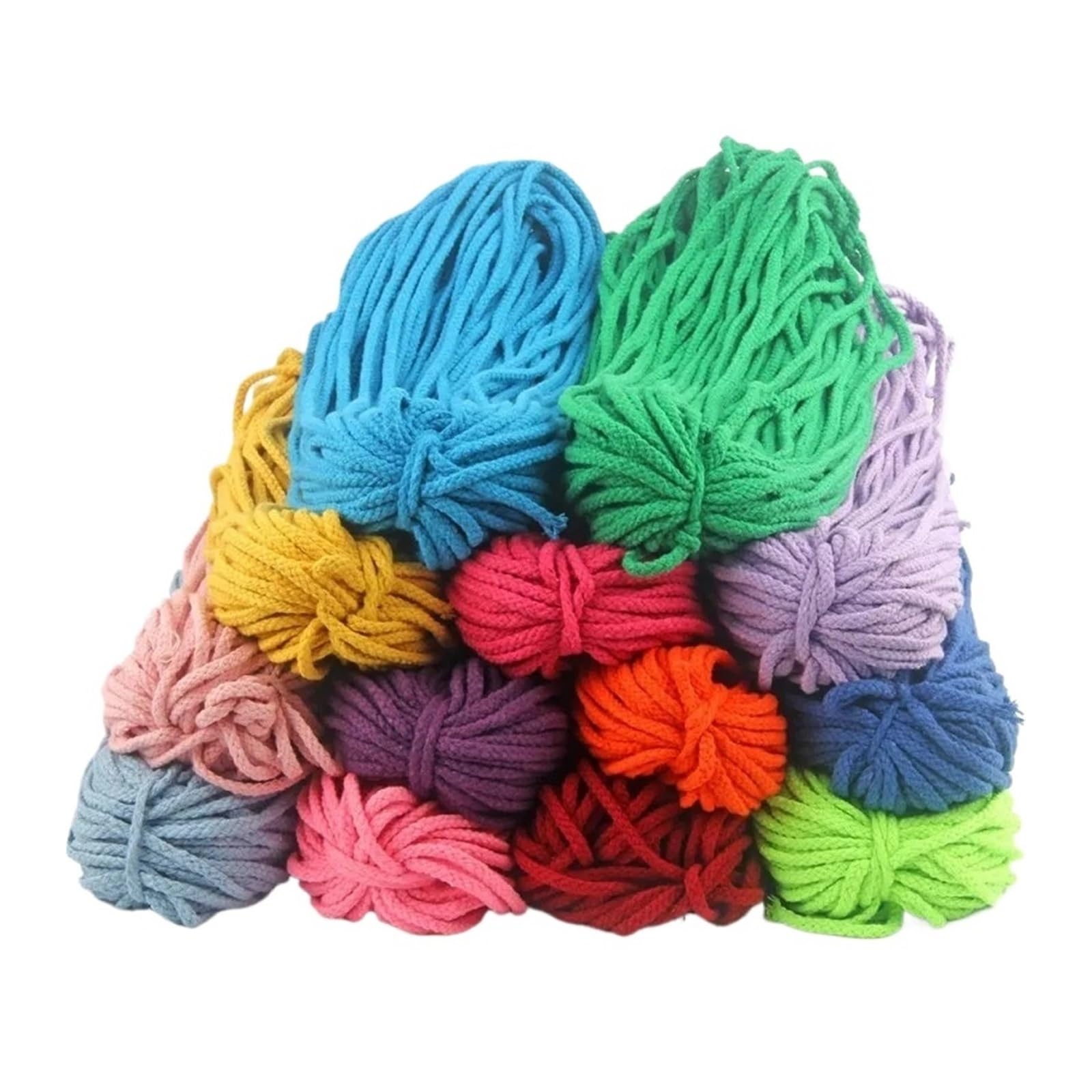 Cuerda de hilo de algodón de 5 mm, 99% cordón de algodón, 25 yardas