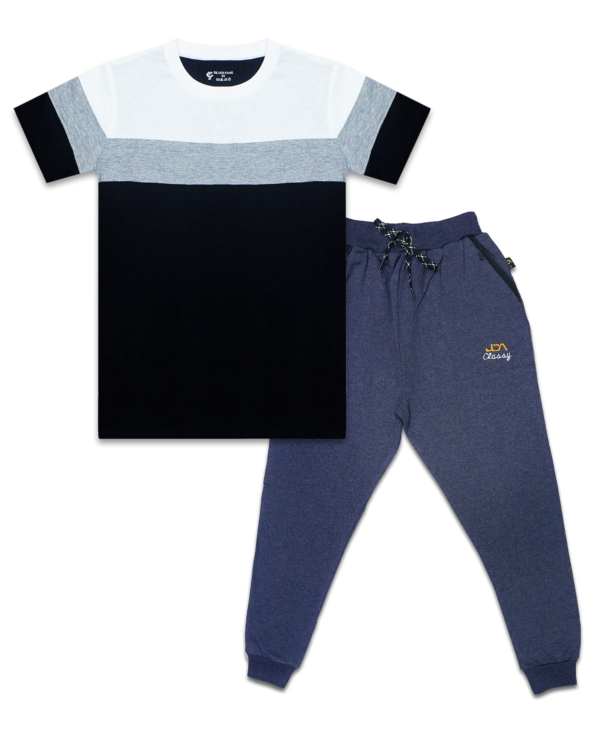 SILVER FANG Boys T-Shirt and Trackpant Clothing set // Boys Track Pant & Tshirt Combo // Boys Combo Set