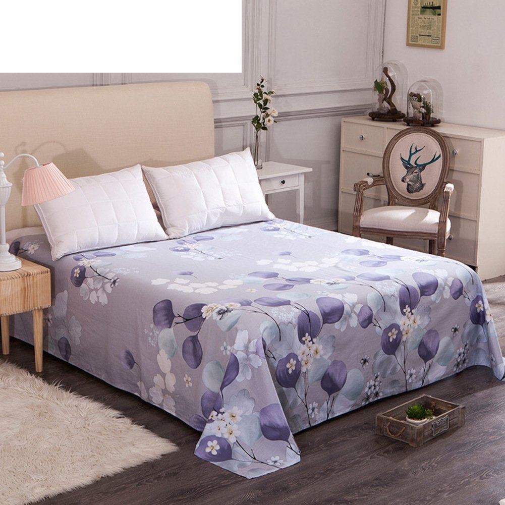 Couvre-lit en coton imprimé grand modèle 230x250cm pour lit double doux et résistant