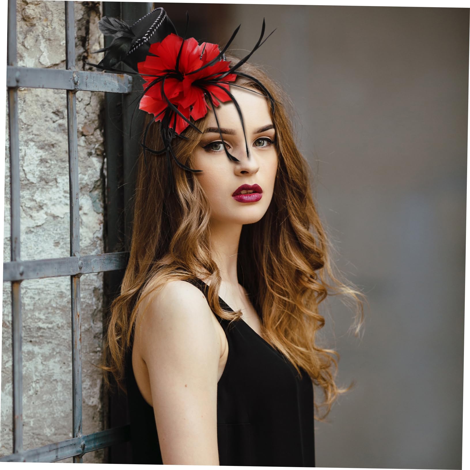 4stücke Top Hat Haarreif Mit Federn Zylinderhut Für Halloween Kostümparty Cosplay Accessoire Für Damen Und