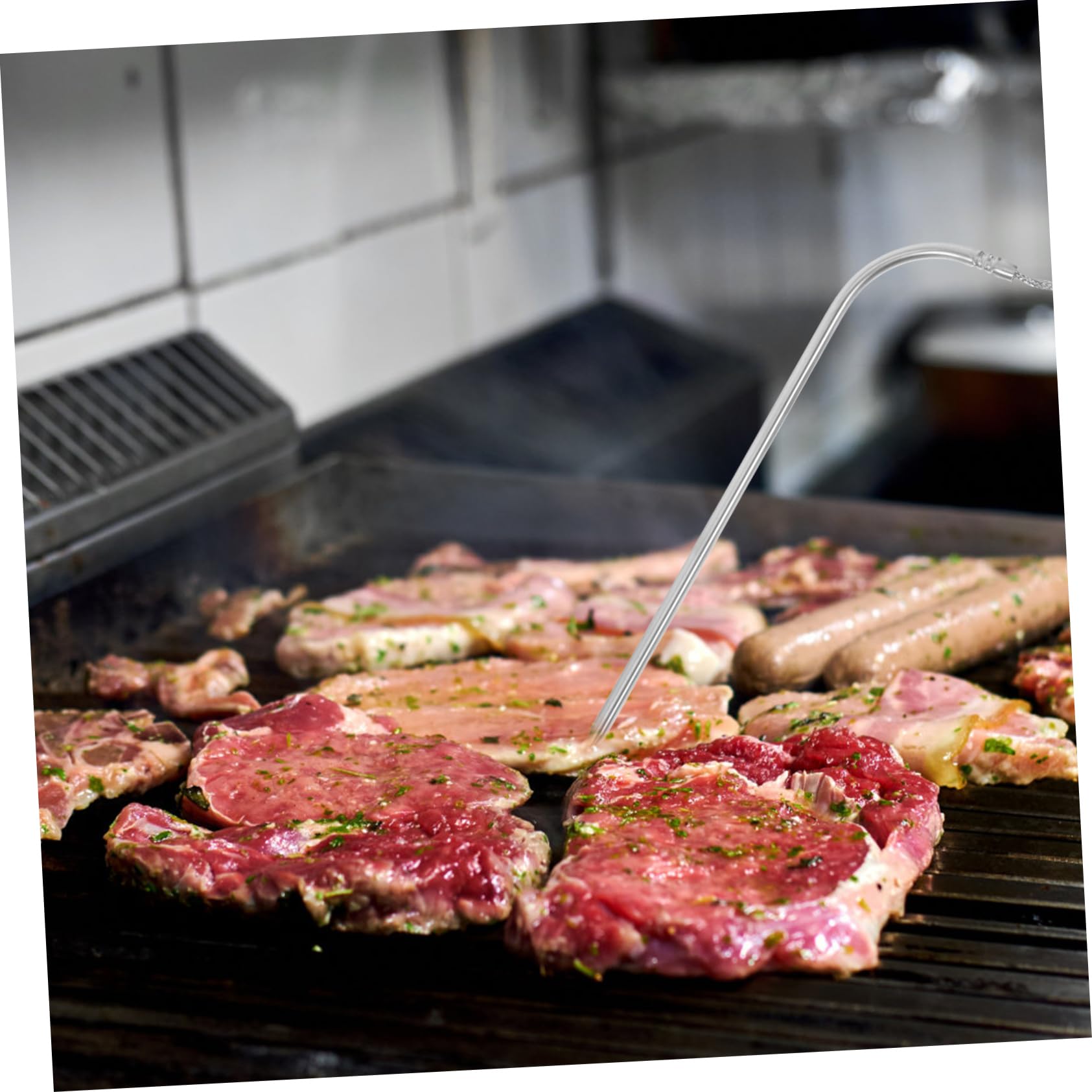 Toddmomy 4sets Termometro Per Bbq Professionale Inossidabile Con Probe Alta Precisione Termometro Da Cucina Per Grigliate Cottura e Picnic Strumento Alimentare Per Amanti Del Barbecue