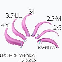 Vista 2 de Almohadillas de elevación de pestañas, almohadilla de elevación de pestañas para bricolaje, barra de permanente, 6 tamaños, almohadillas