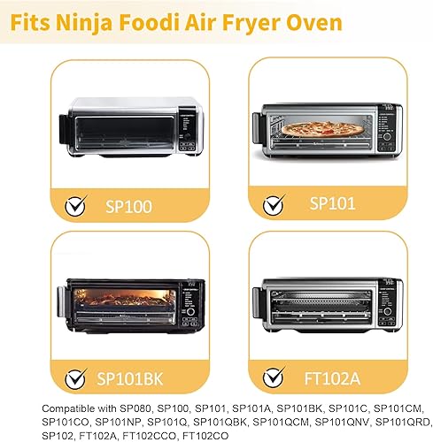 Miniatura 4 de 100SG100 - Bandeja de migas para horno de encimera Ninja Foodi Digital Air Fry FT102CO SP080 SP100 SP101 Ninja 8 en 1 9 en 1 freidora de aire