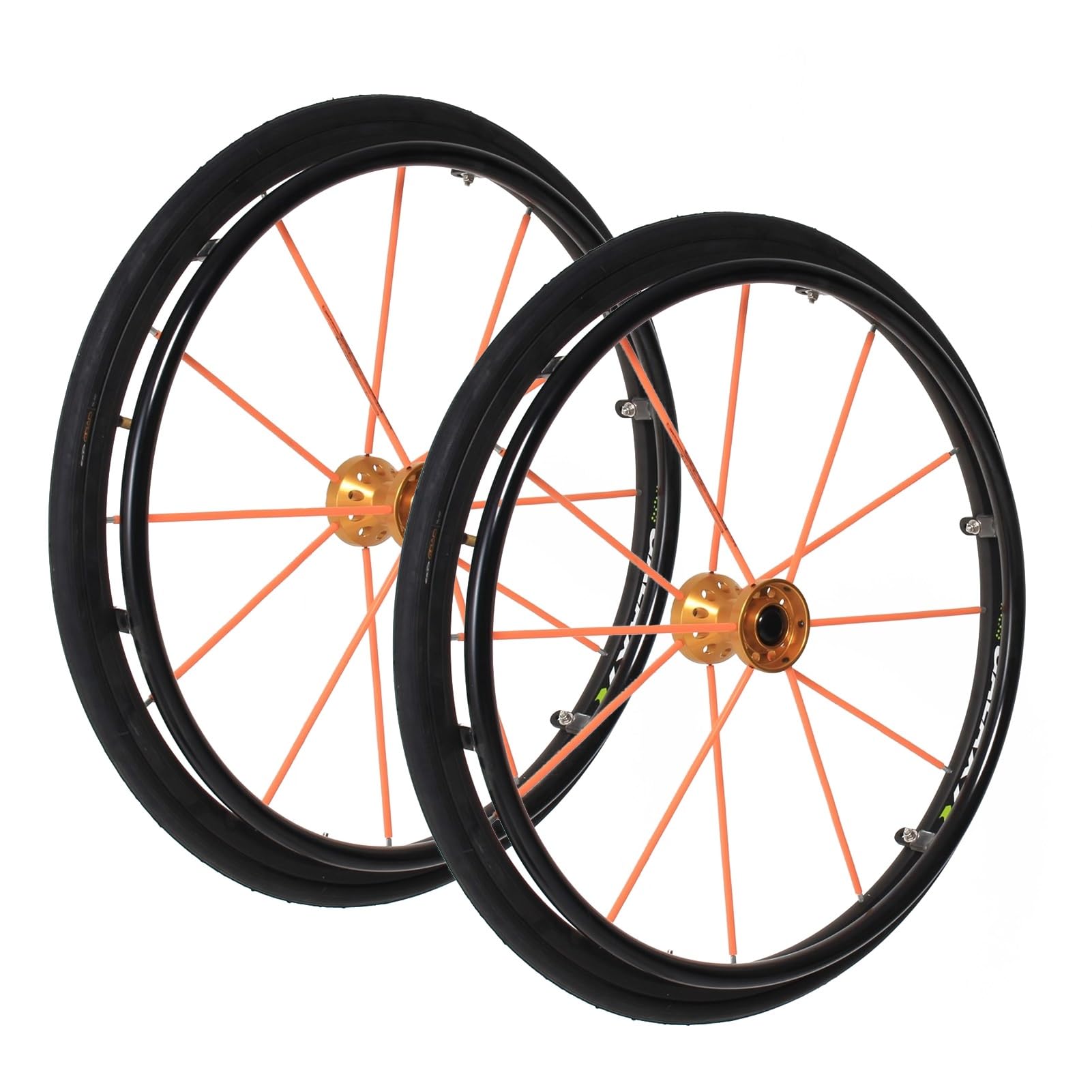 Accessoire de roue gonflable arrière pour fauteuil roulant de sport en lot