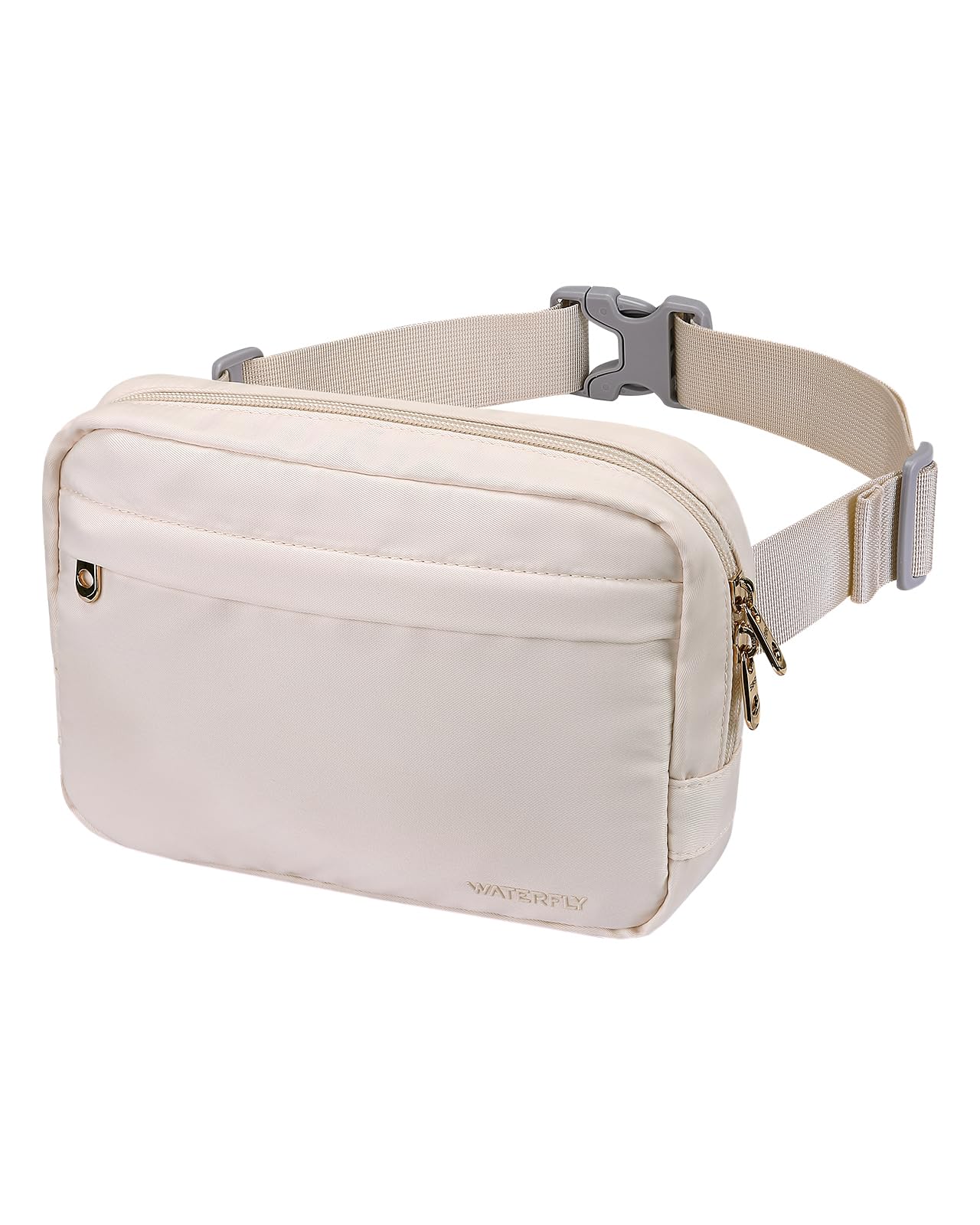 WATERFLY Fanny Pack Waist Bag: Belt Bag for Women Men Crossbody Bags Theft Fashion Waist Packs for Hiking Running Travel W...