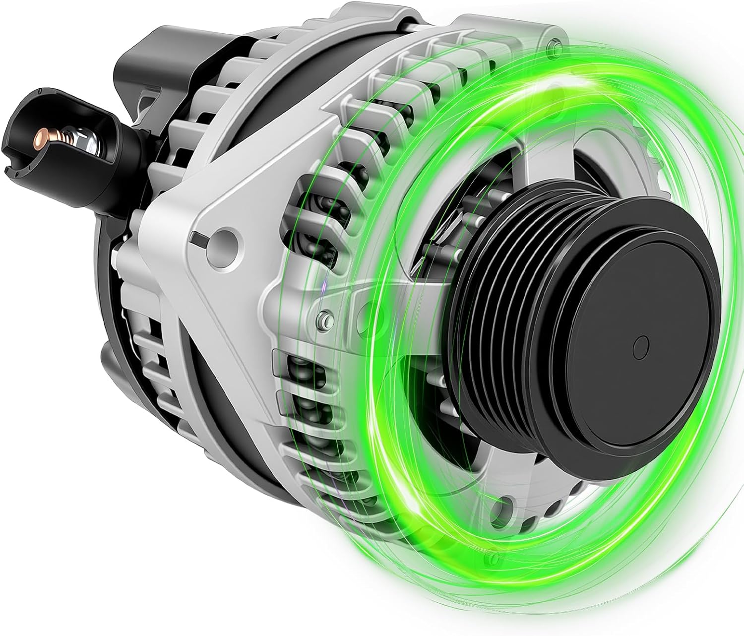 11573N Alternator Compatible with Honda Odyssey 2011 2012 2013, Pilot 2012 2013 2014 2015, Ridgeline 2012 2013 2014 V6 3.5L,130Amp 12V CW, Replace CSJ24 9764219-124 104210-1240 31100-RV0-A01