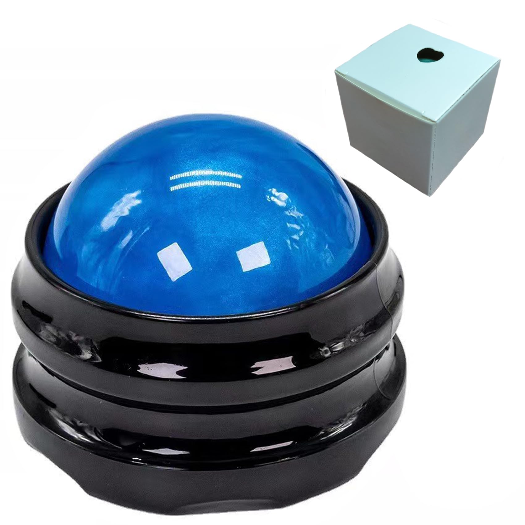PHCOMRICH Manual Massage Roller Ball - Massager and Therapy Tool for Sore Muscles, Shoulders, Arms, Neck, Back, Feet, Body, Deep Tissue, Stiffness, Joint Pain, Stress Relief (Blue)