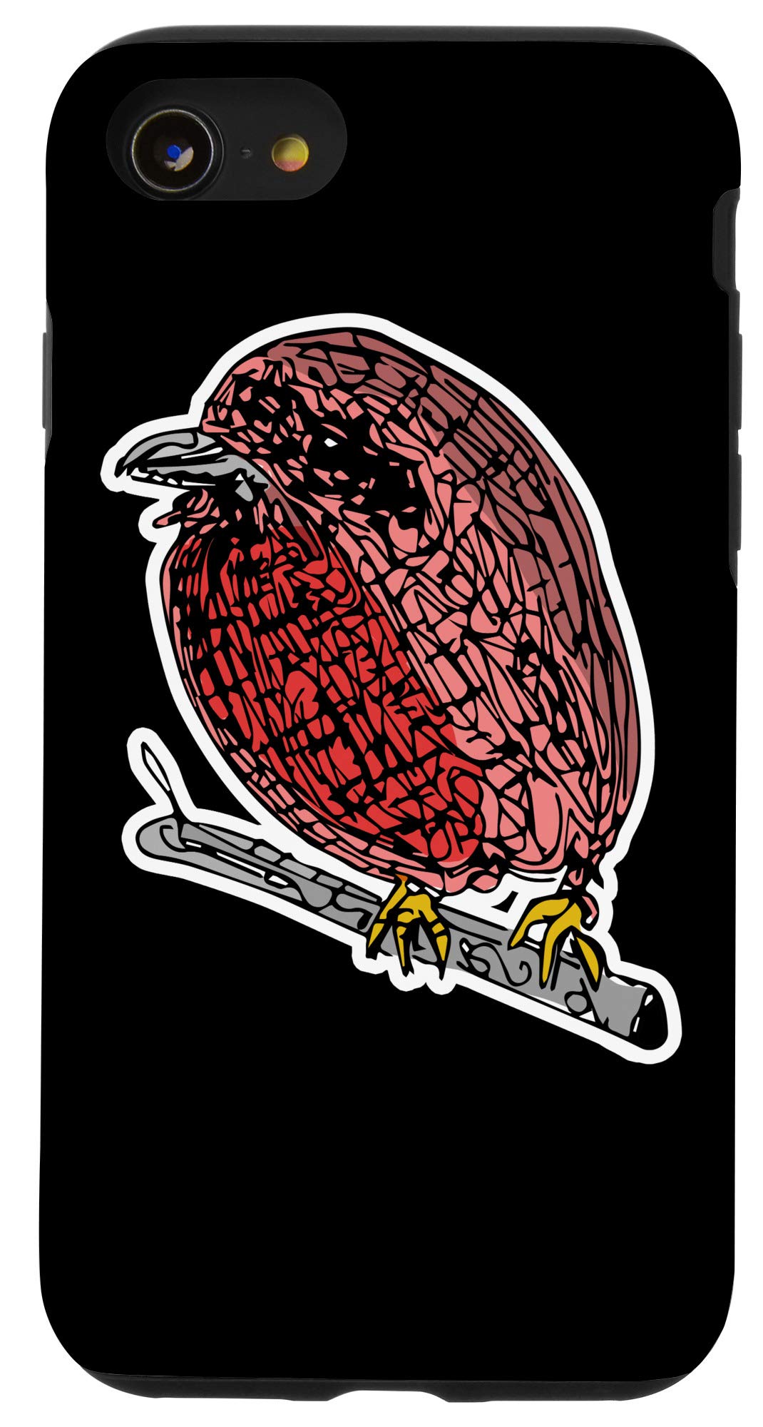 iPhone SE (2020) / 7 / 8 Colorado Mountain Red Bird Garden Love of Anime Nature Birds Case