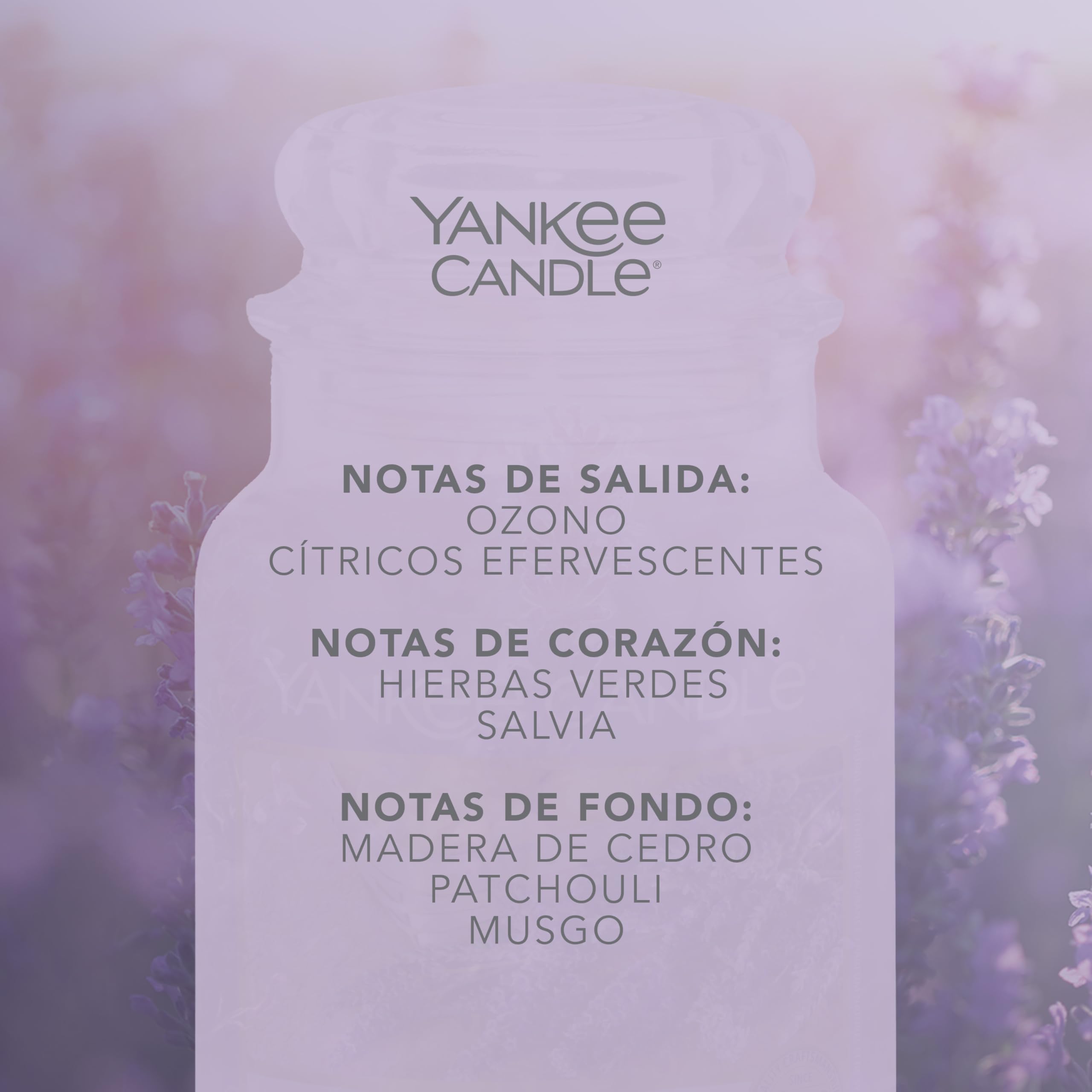 Yankee Candle vela perfumada|Lavender Vanilla vela en tarro grande | Velas de larga duración: hasta 150 h | Regalo ideal para mujer