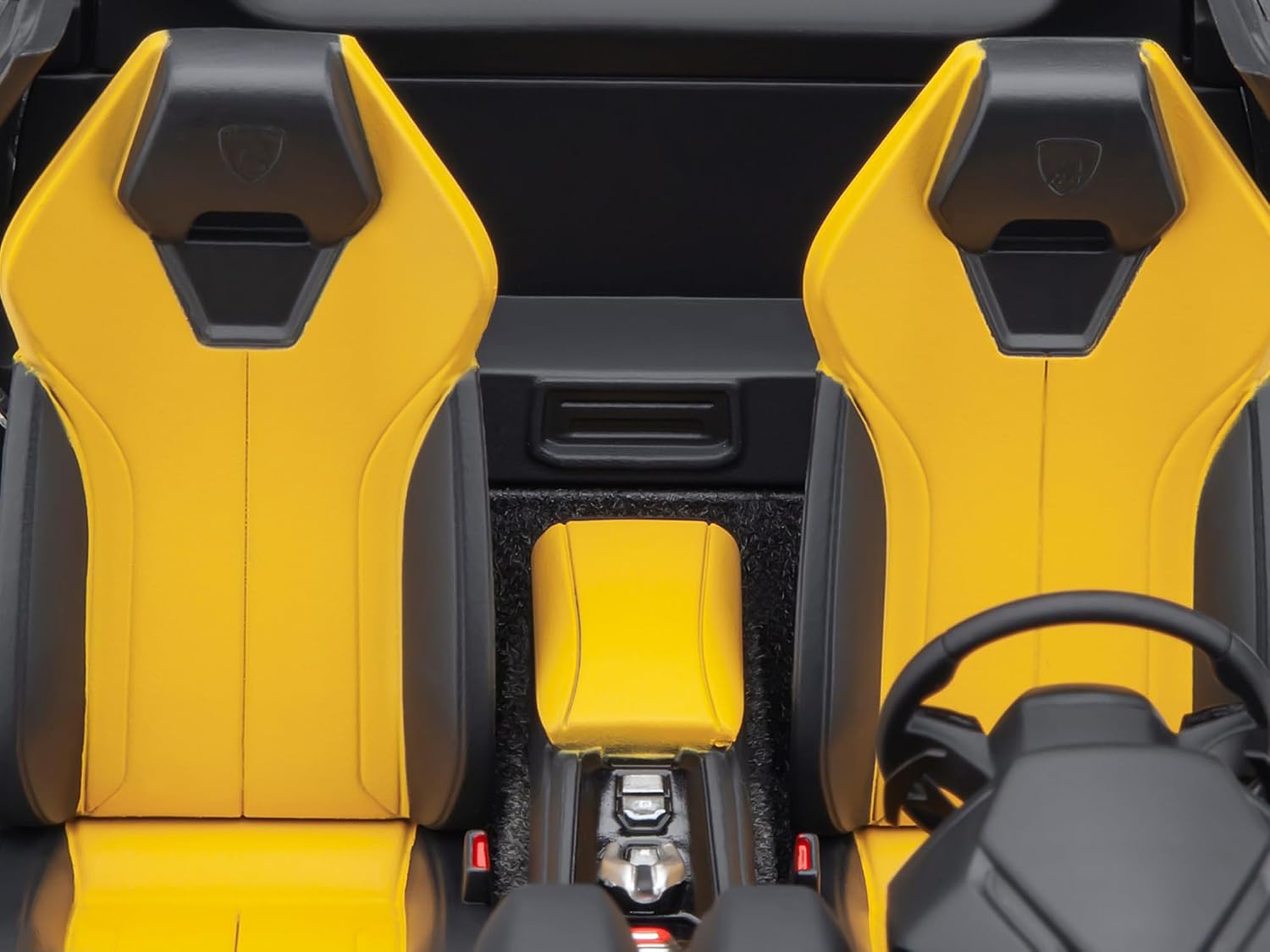 Lambo Huracan GT LB-Silhouette Works Yellow Metallic with Black Top 1/18 Model Car by Autoart 79127