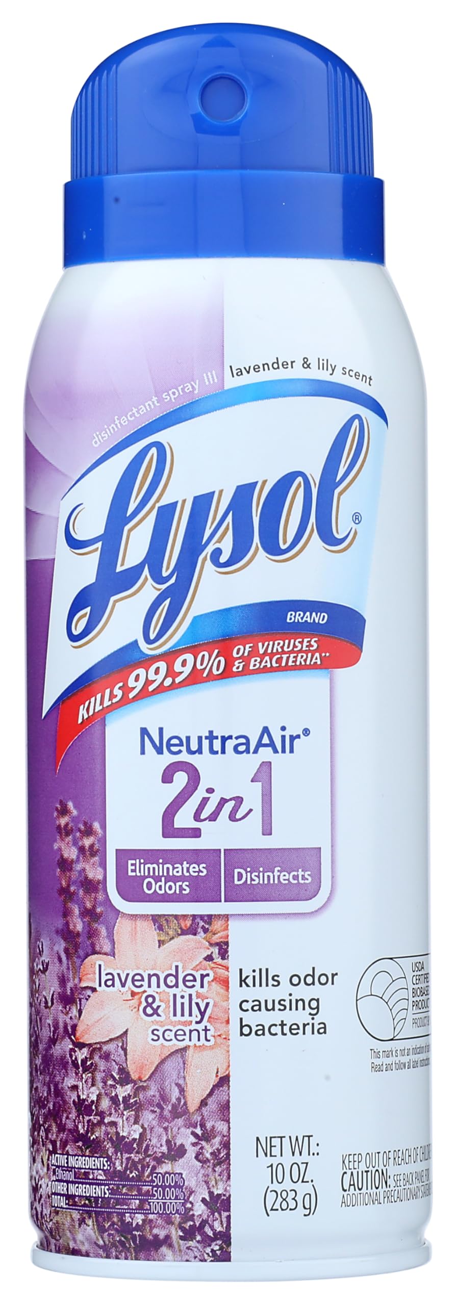 Lysol Disinfectant Spray Neutra Air Lavender Lily 10 oz