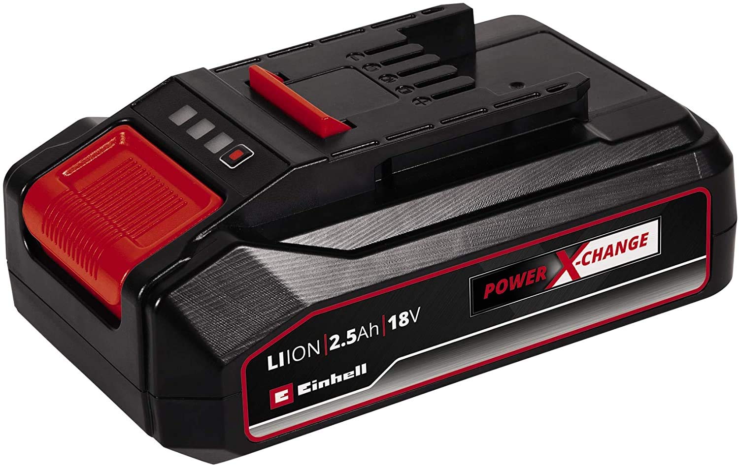 Einhell Cortasetos con batería ARCURRA 18/55 Power X-Change (18 V, 55 cm de longitud de corte, 18 mm distancia entre dientes, colector de recortes, asa frontal estrecha, batería 2.5 Ah y cargador)