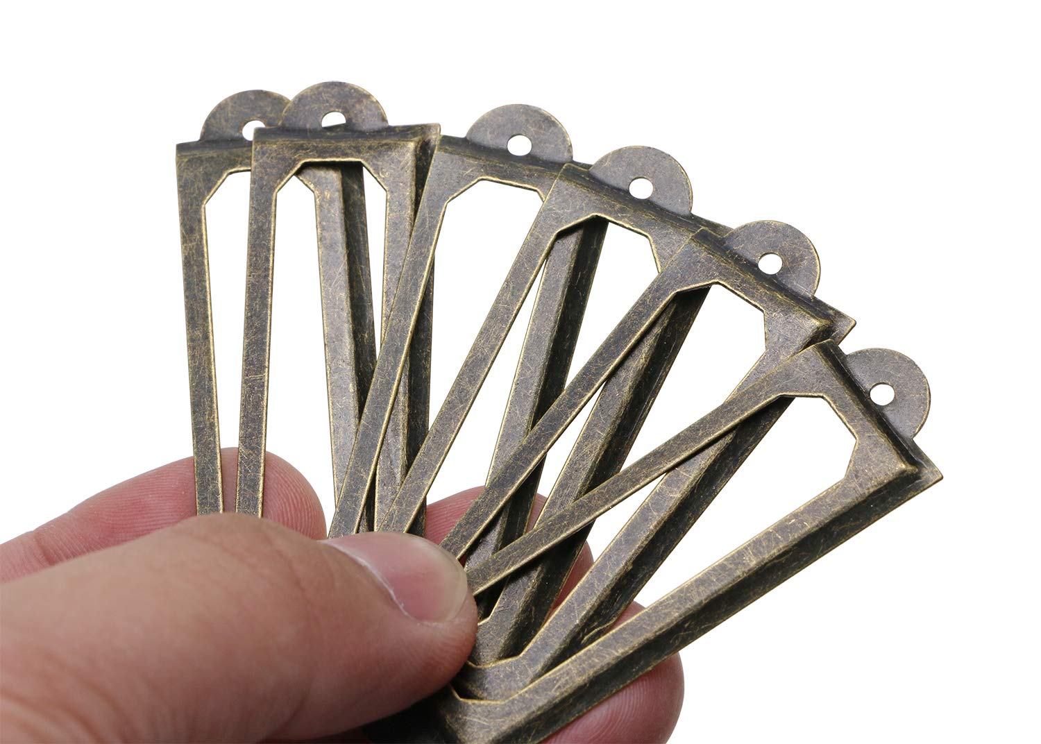 Lot De 20 Crochets De Porte / Armoire – 3 Cm – Style Ancien – Quincaillerie – NEUF