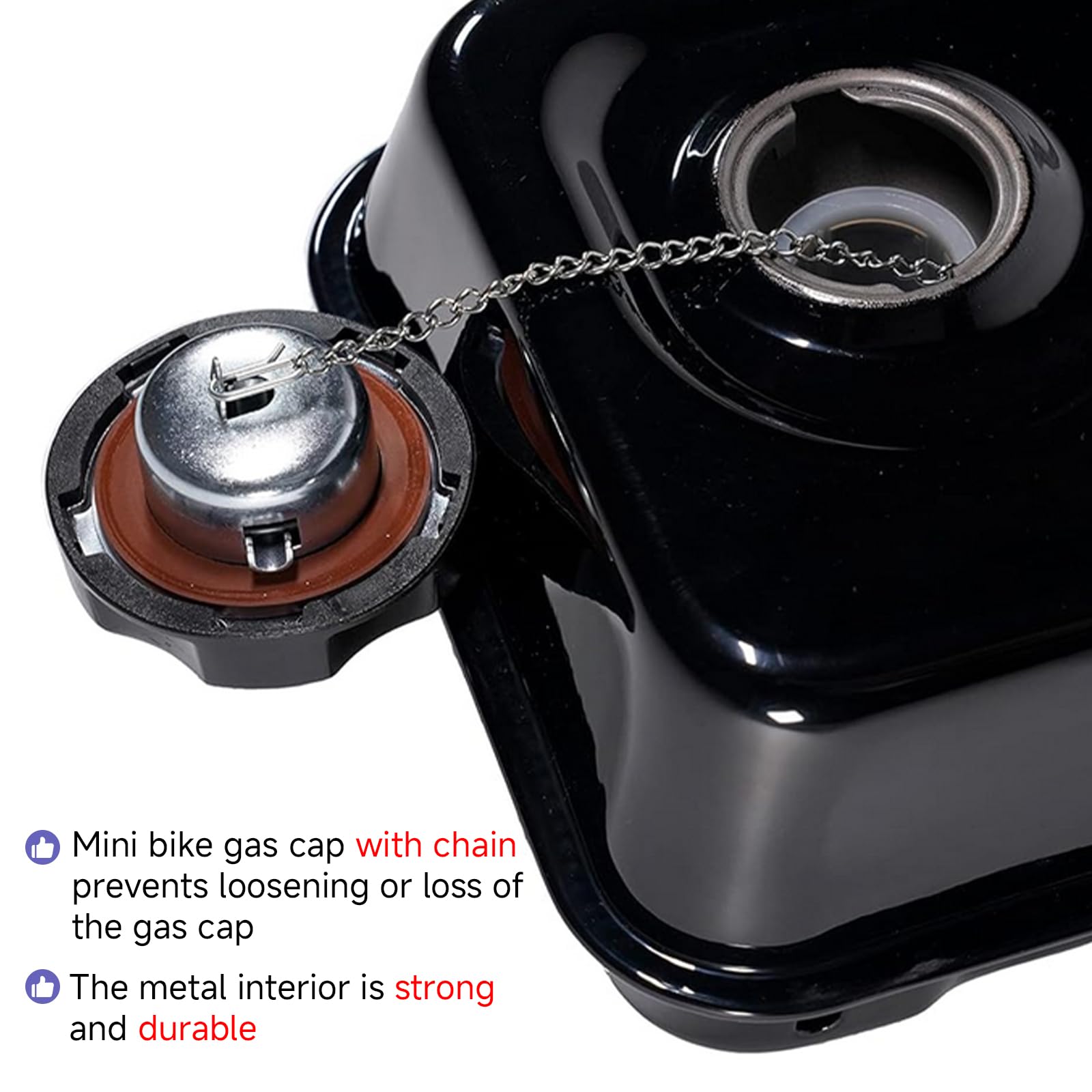 Amazon.com: CILOYU Gas Fuel Tank Cap with Chain Compatible with