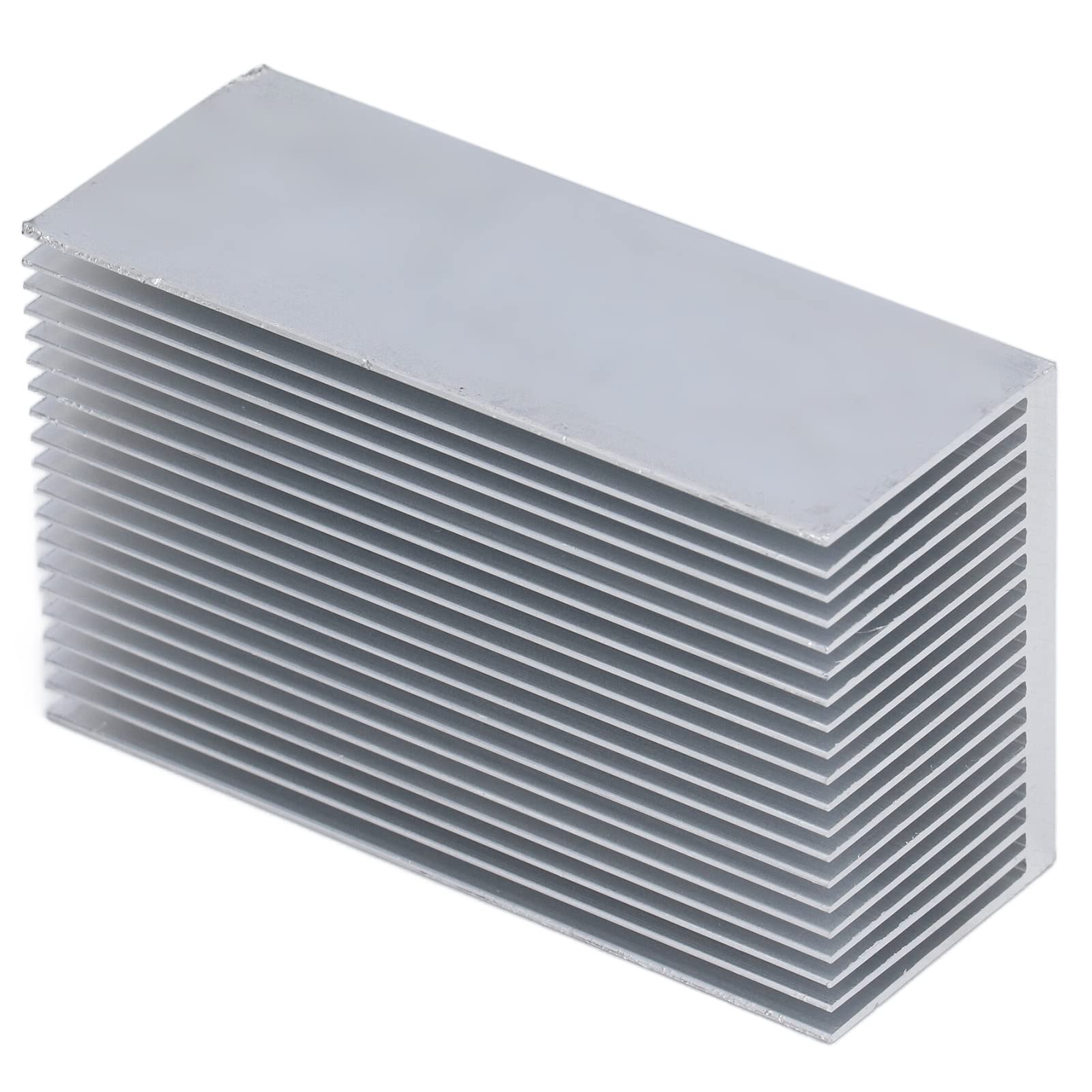 Cocoarm Dissipatore di Calore in Alluminio, Dissipatore di Calore in Alluminio Estruso Anodizzato 100 X 60 X 39 Mm, Dissipazione Rapida del Anti Ossidazione Facile Installazione per il (Senza adesivo)
