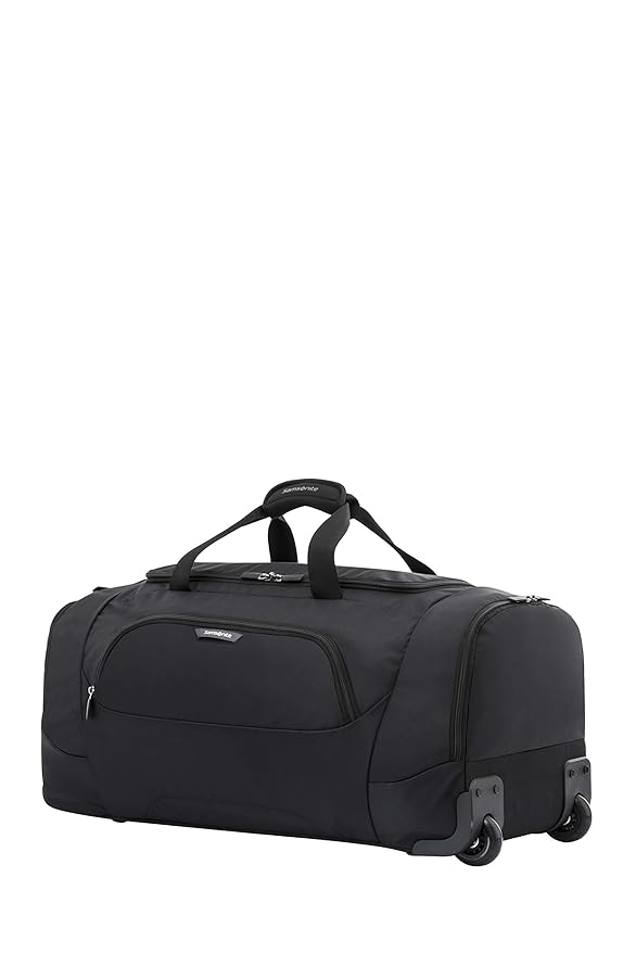 SAMSONITE Albi Ii Polyester 66 cms Black/Grey Travel Duffle (SAM ALBI