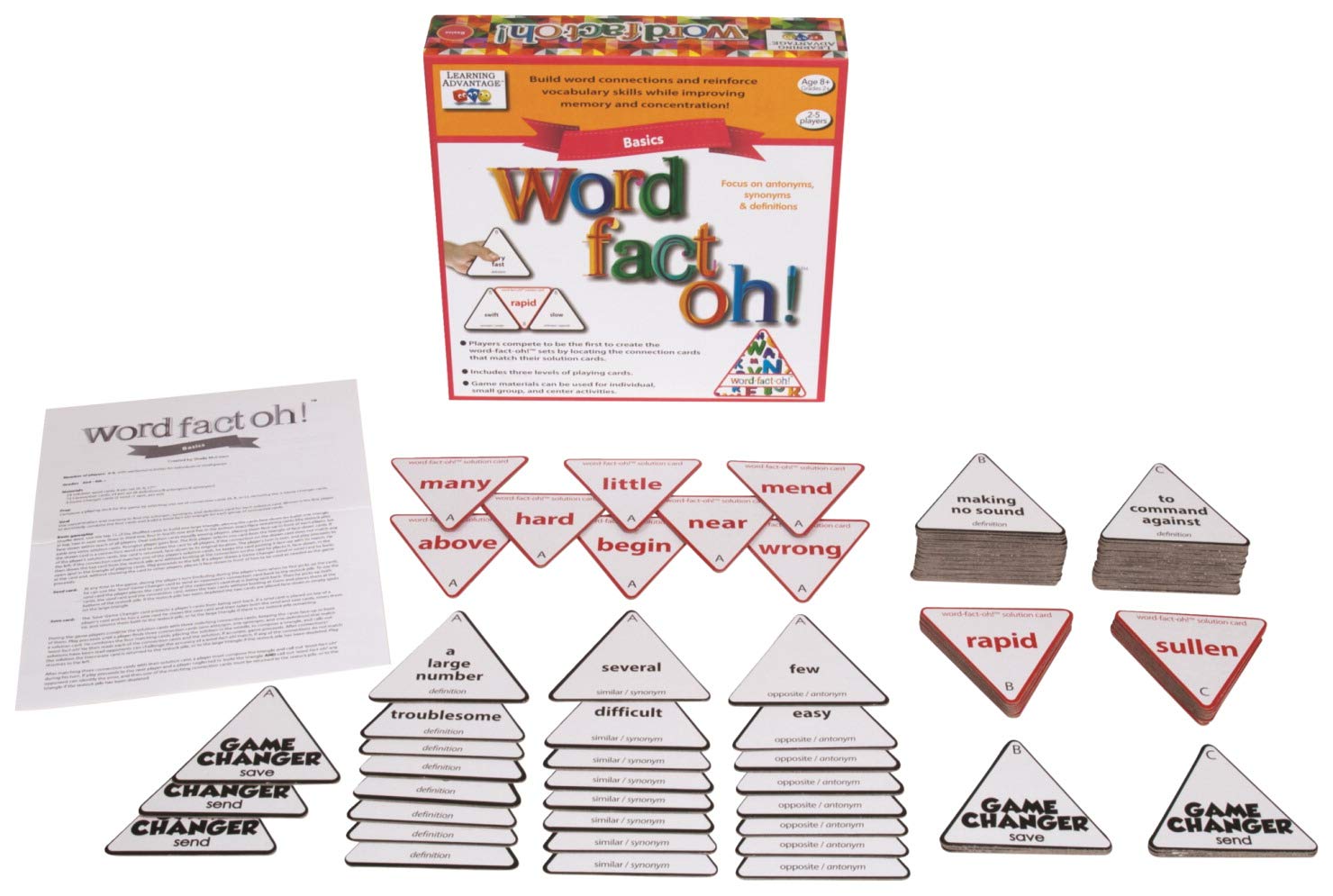 Learning Advantage 2190 Word-FACT-Oh Basic, Grade: 2 to