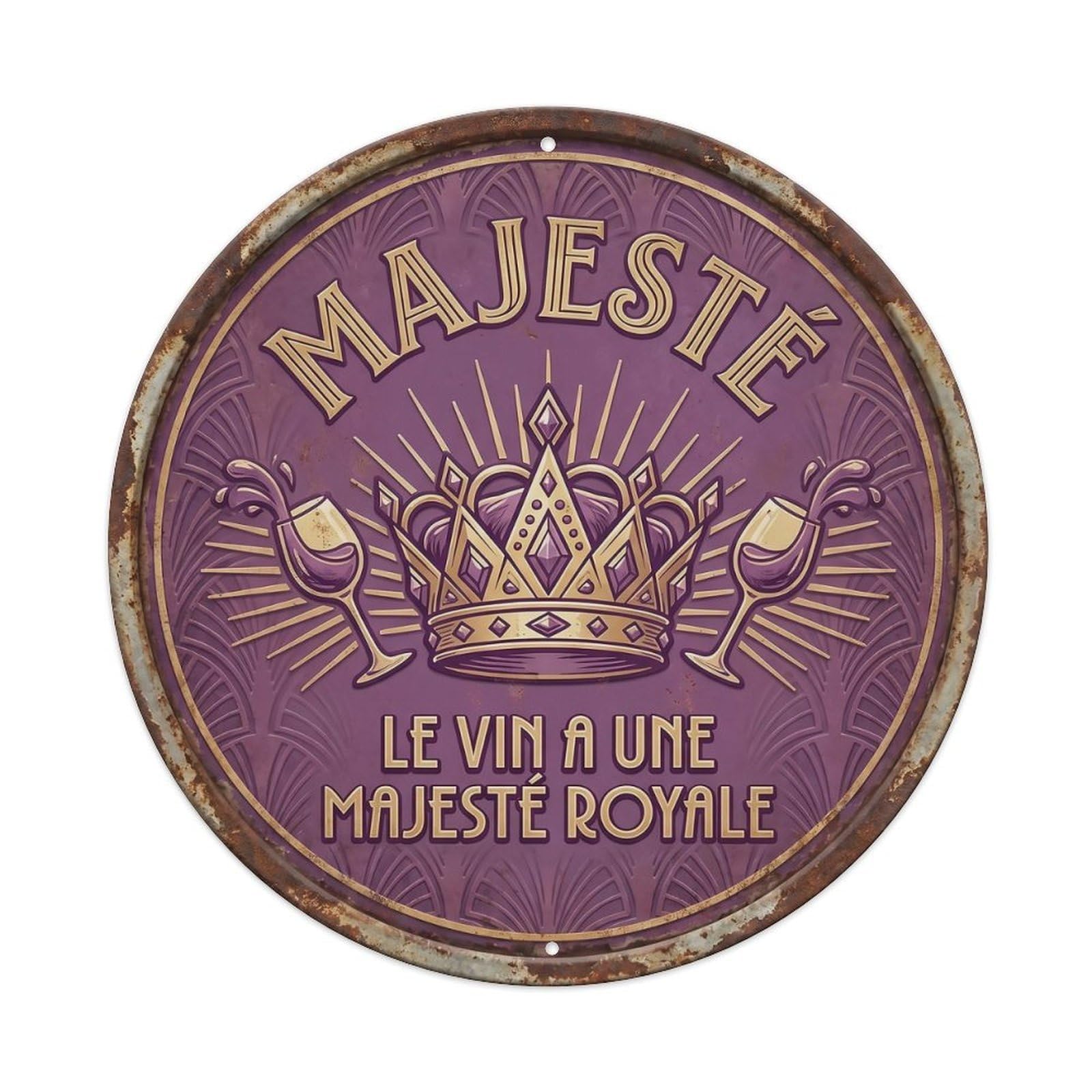Majesty Humorous Tavern Majesty Metal Tin Sign