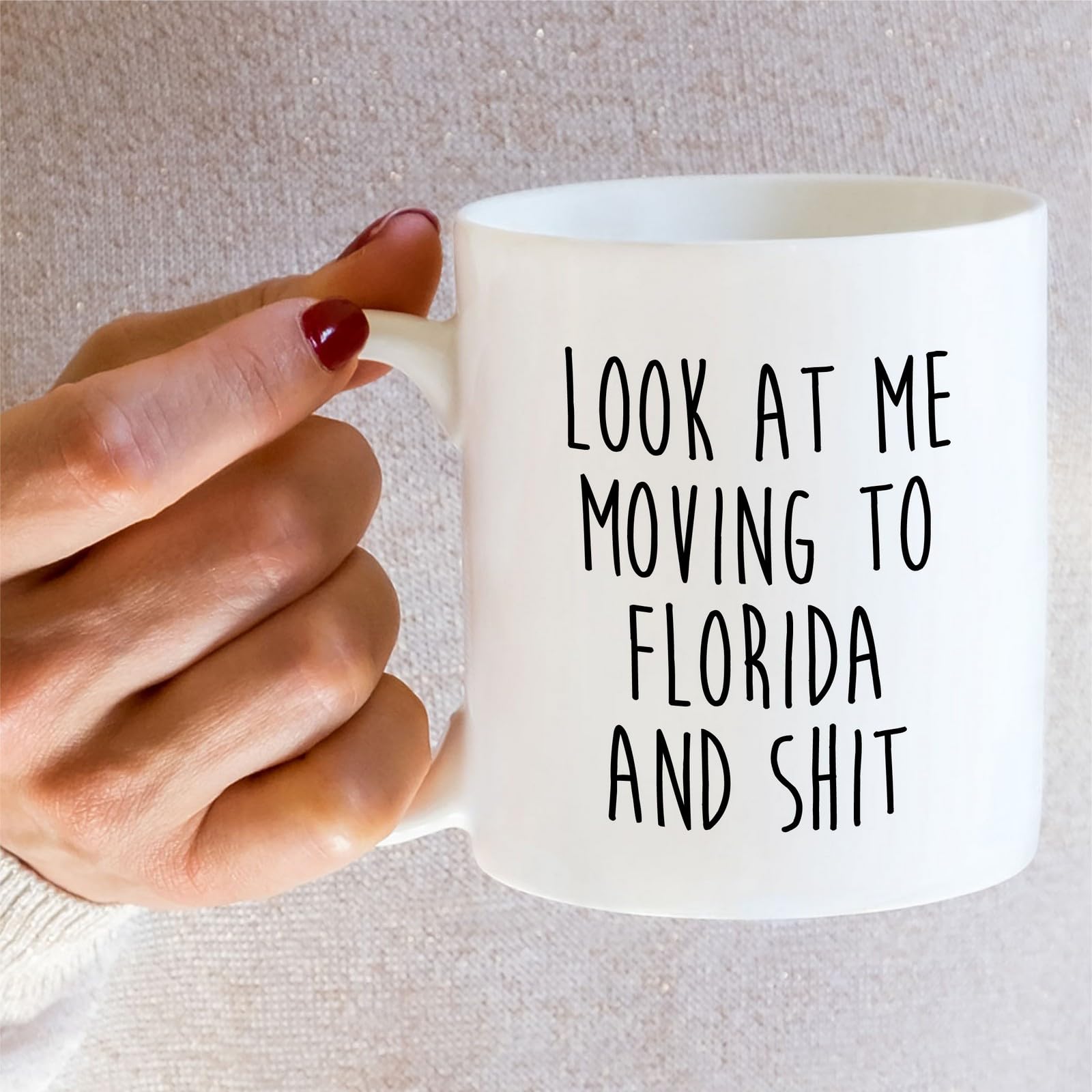 Retreez Funny Mug for Moving to Florida - Moving to Florida Gift - 11 Oz Ceramic Coffee Cup for Relocating to Florida - Humorous Farewell Gift For Birthday, Moving Away, Graduation For Men, Women