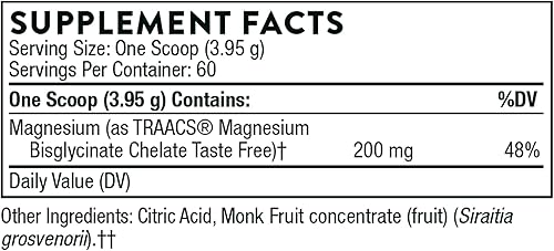 Miniatura 2 de THORNE - Dúo de apoyo para dormir - Polvo de bisglicinato de magnesio + Melaton-3 para un sueño reparador - 60 porciones